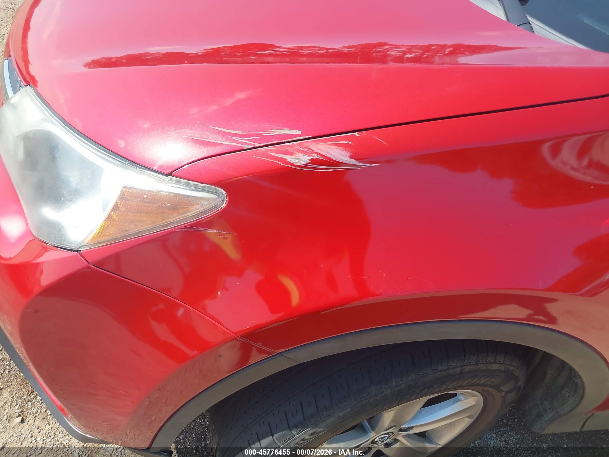 2015 Toyota Rav4 Xle Red vin: 2T3WFREV5FW182428