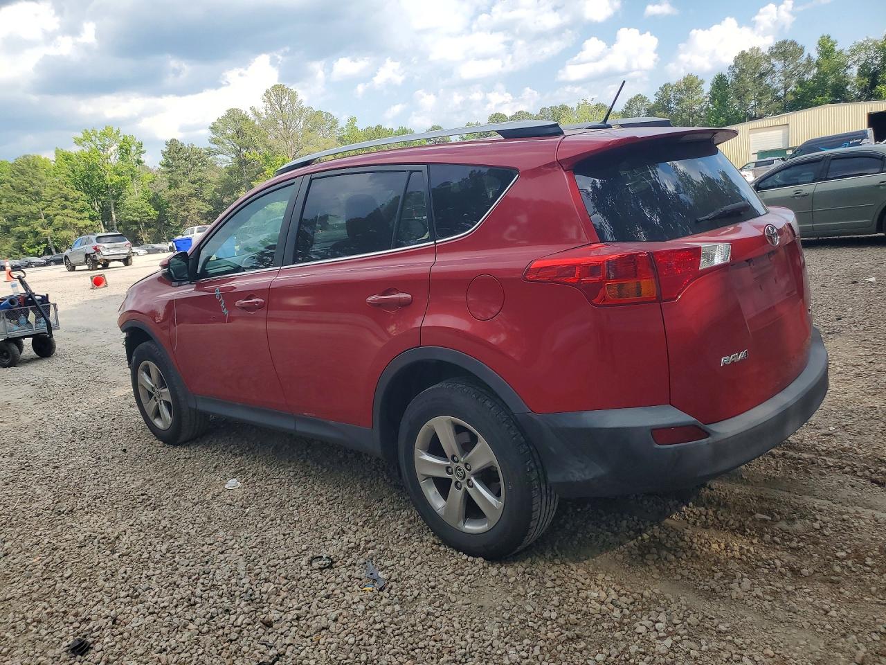 2015 Toyota Rav4 Xle Красный vin: 2T3WFREV5FW227190