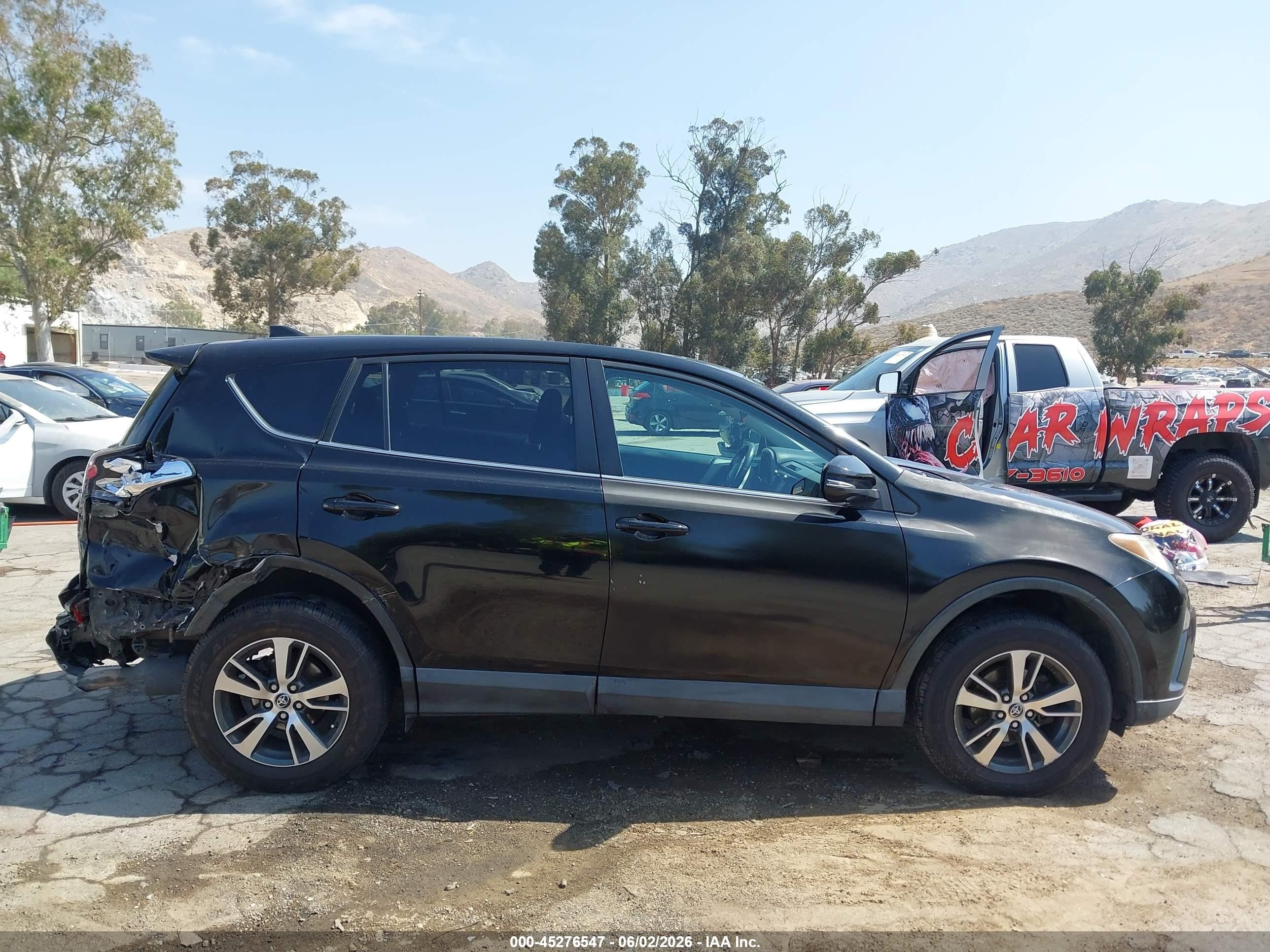2017 Toyota Rav4 Xle Черный vin: 2T3WFREV5HW384849