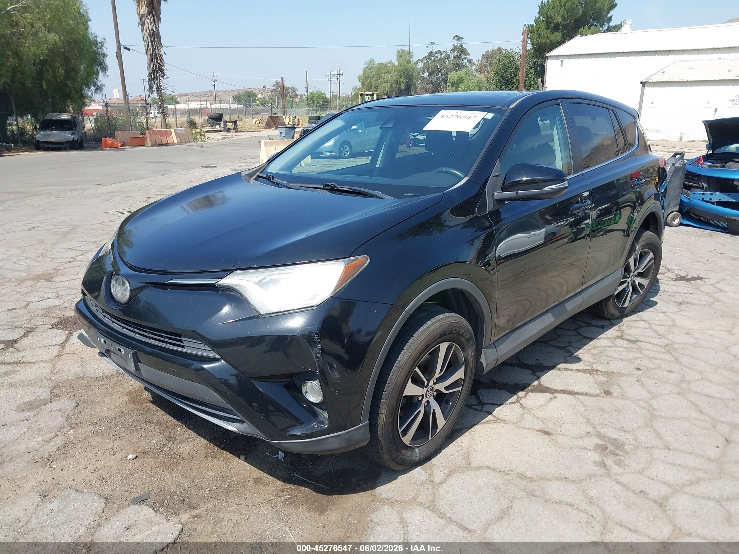 2017 Toyota Rav4 Xle Черный vin: 2T3WFREV5HW384849