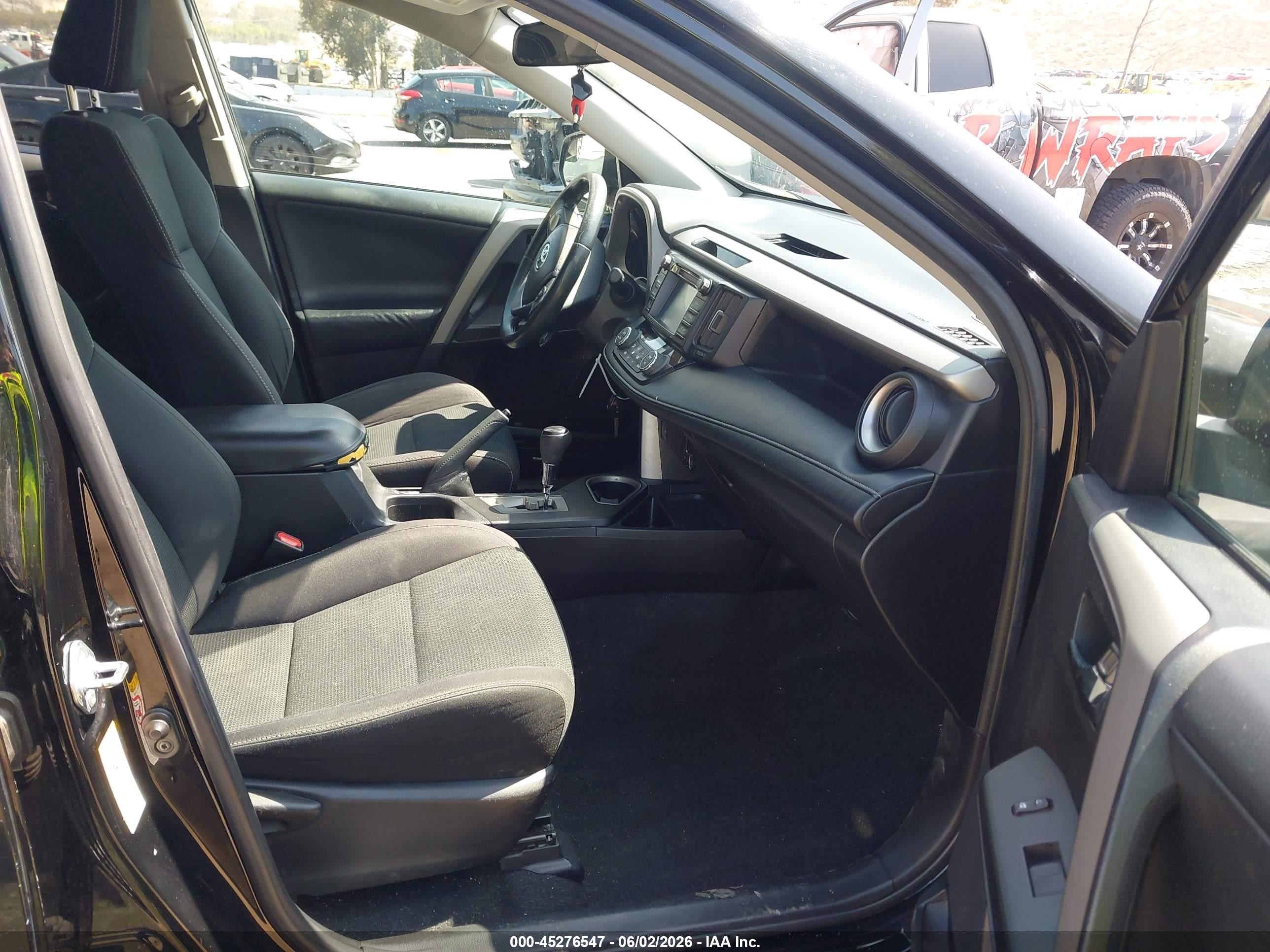 2017 Toyota Rav4 Xle Черный vin: 2T3WFREV5HW384849