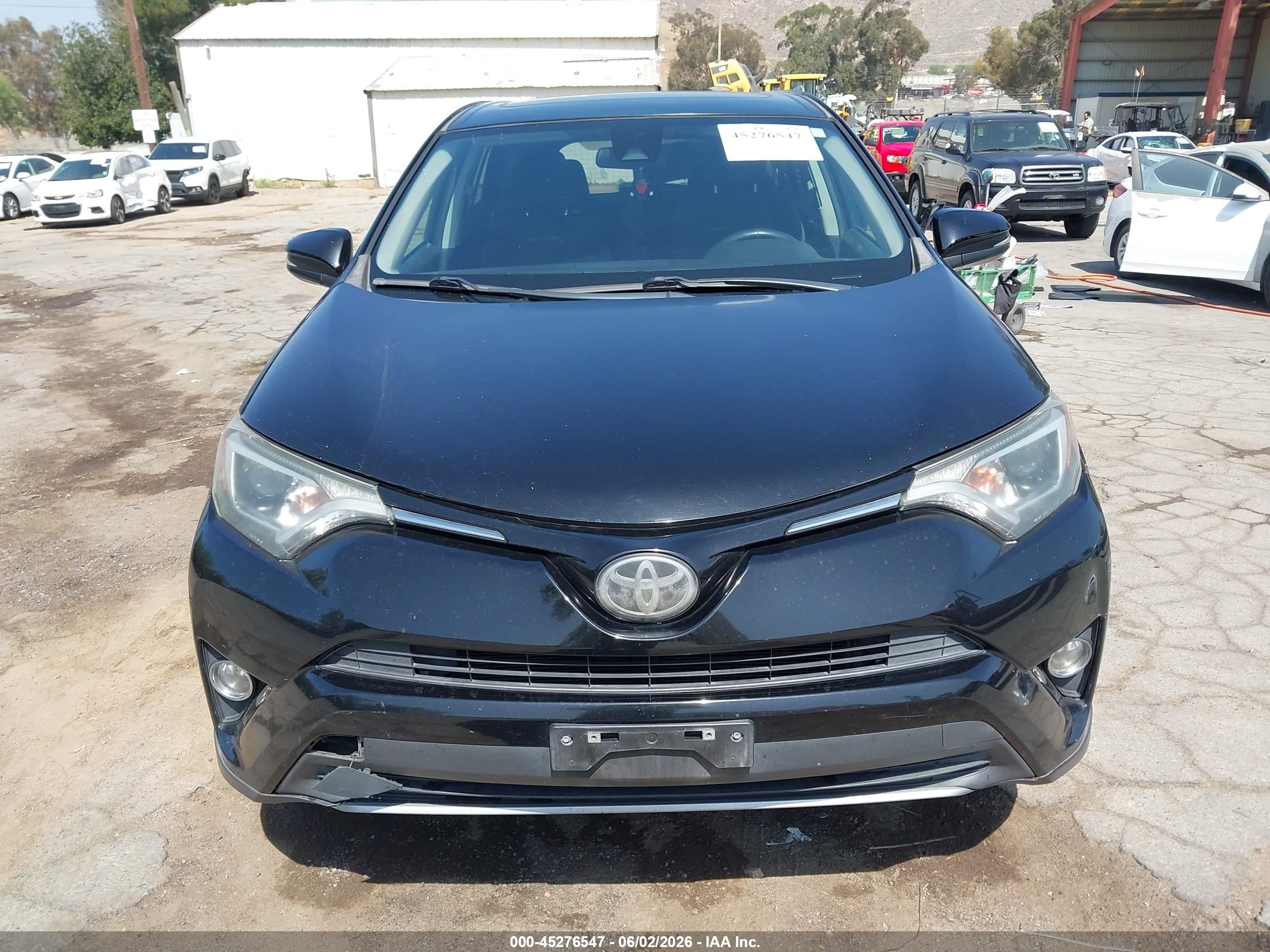 2017 Toyota Rav4 Xle Черный vin: 2T3WFREV5HW384849