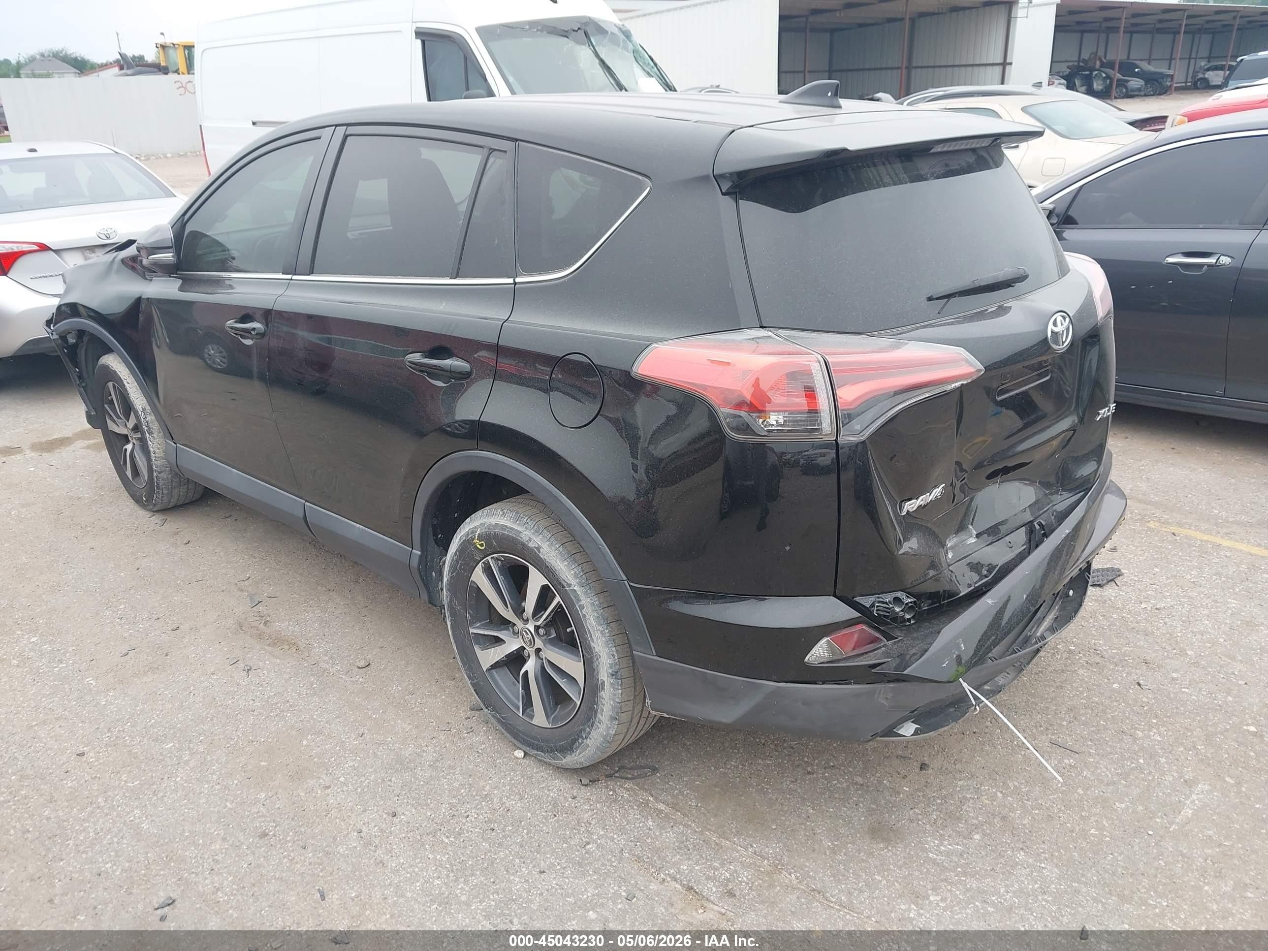 2018 Toyota Rav4 Xle Черный vin: 2T3WFREV5JW476209