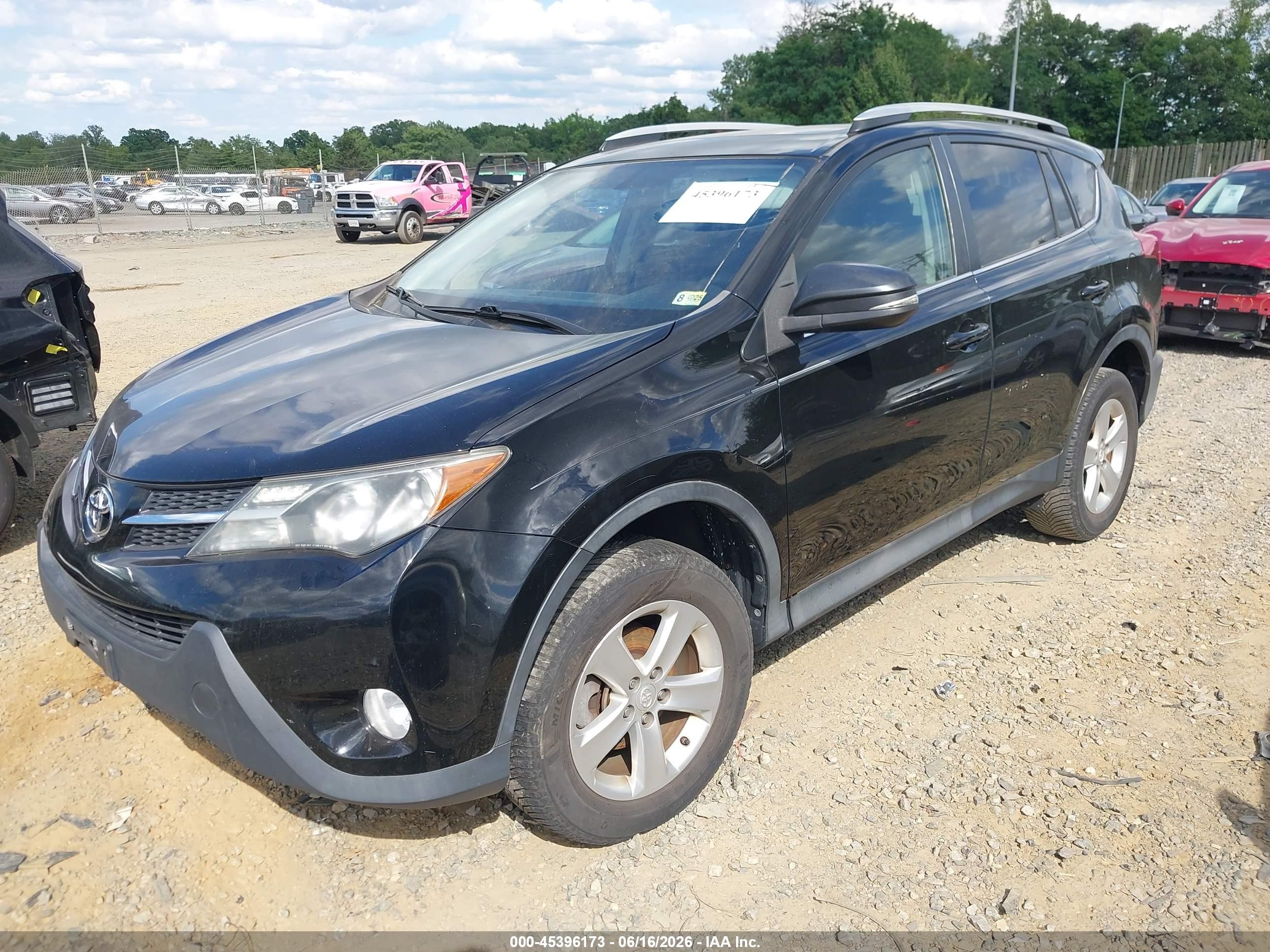 2013 Toyota Rav4 Xle Black vin: 2T3WFREV6DW006744