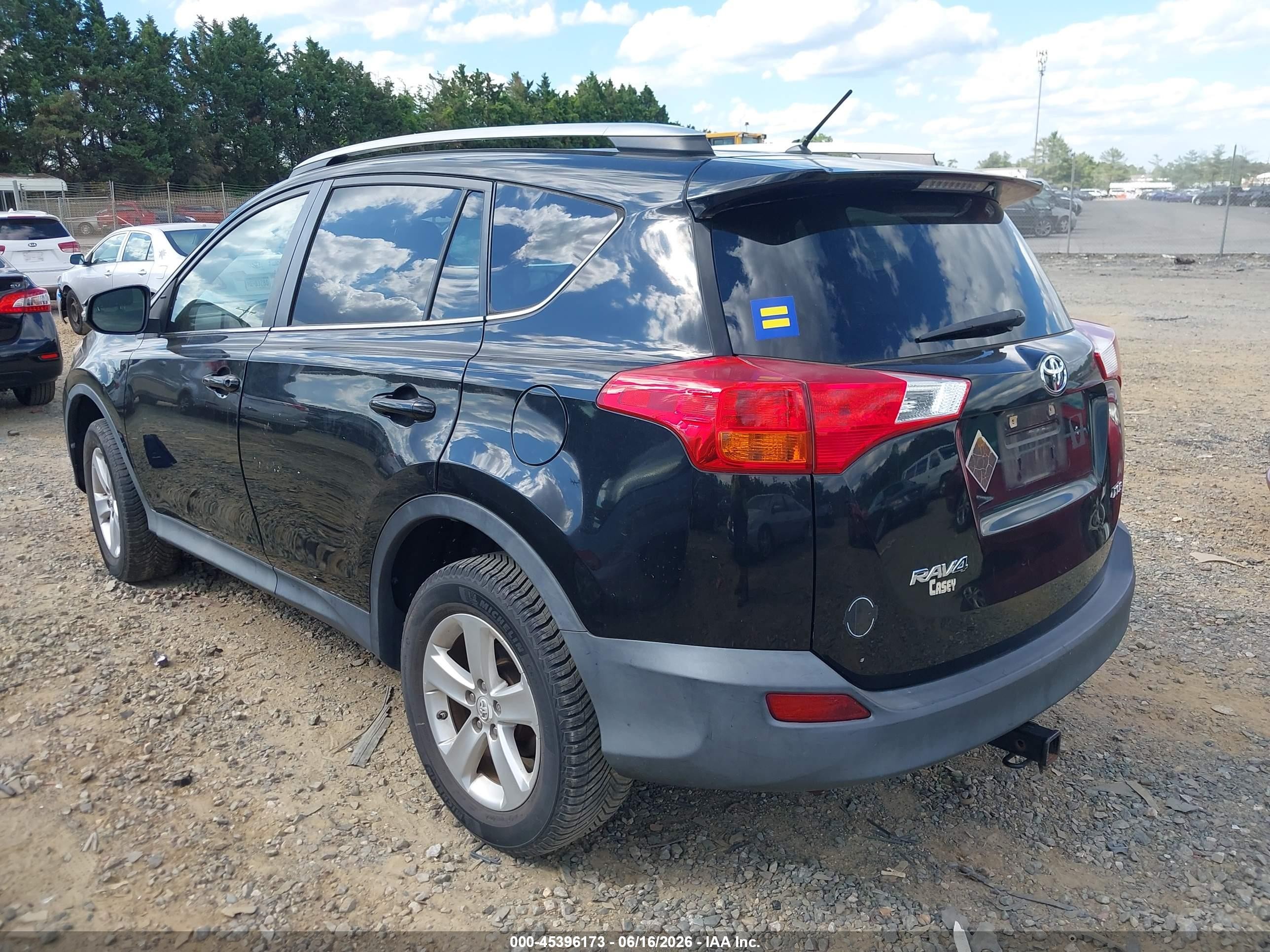2013 Toyota Rav4 Xle Black vin: 2T3WFREV6DW006744