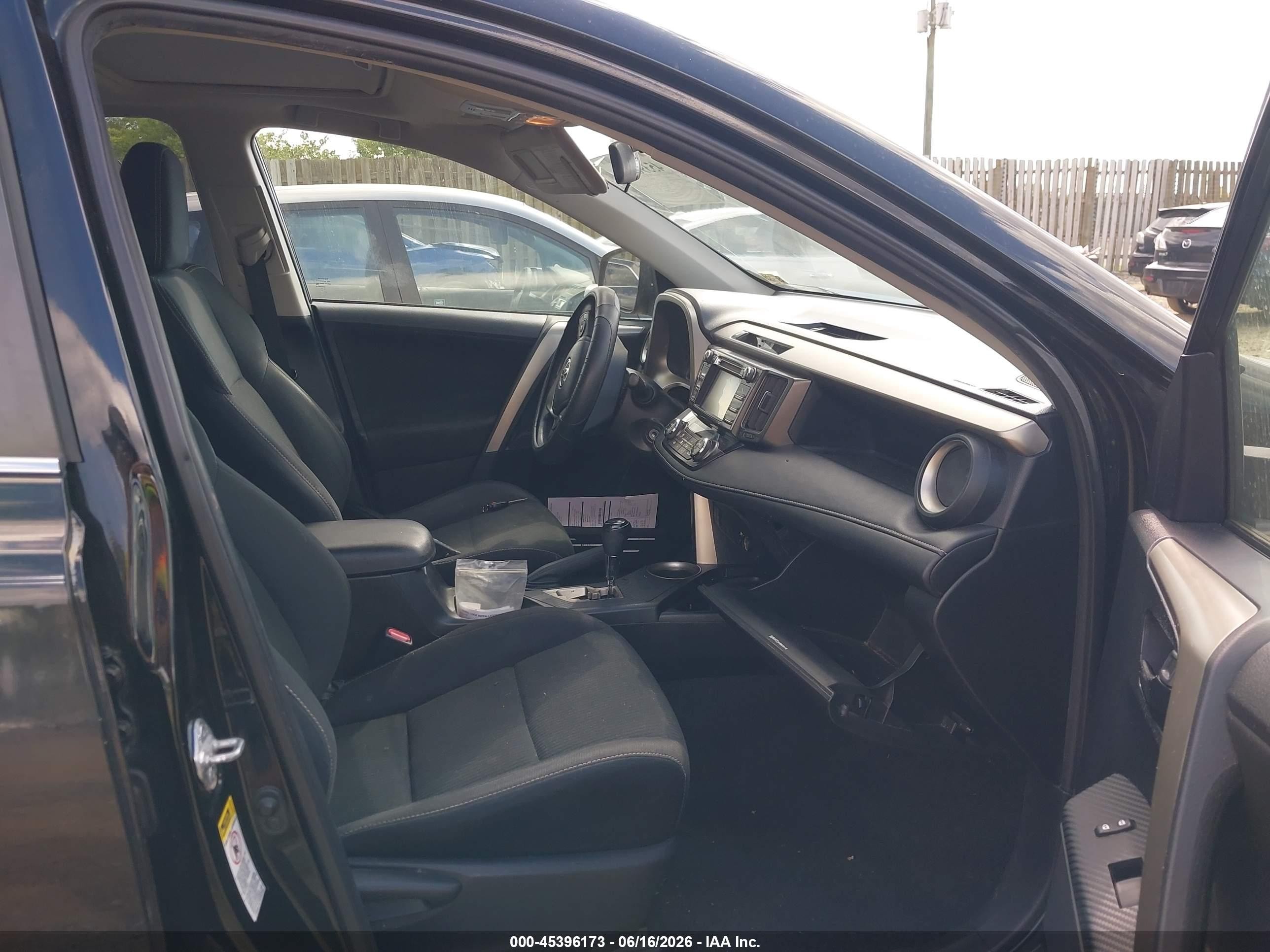 2013 Toyota Rav4 Xle Black vin: 2T3WFREV6DW006744