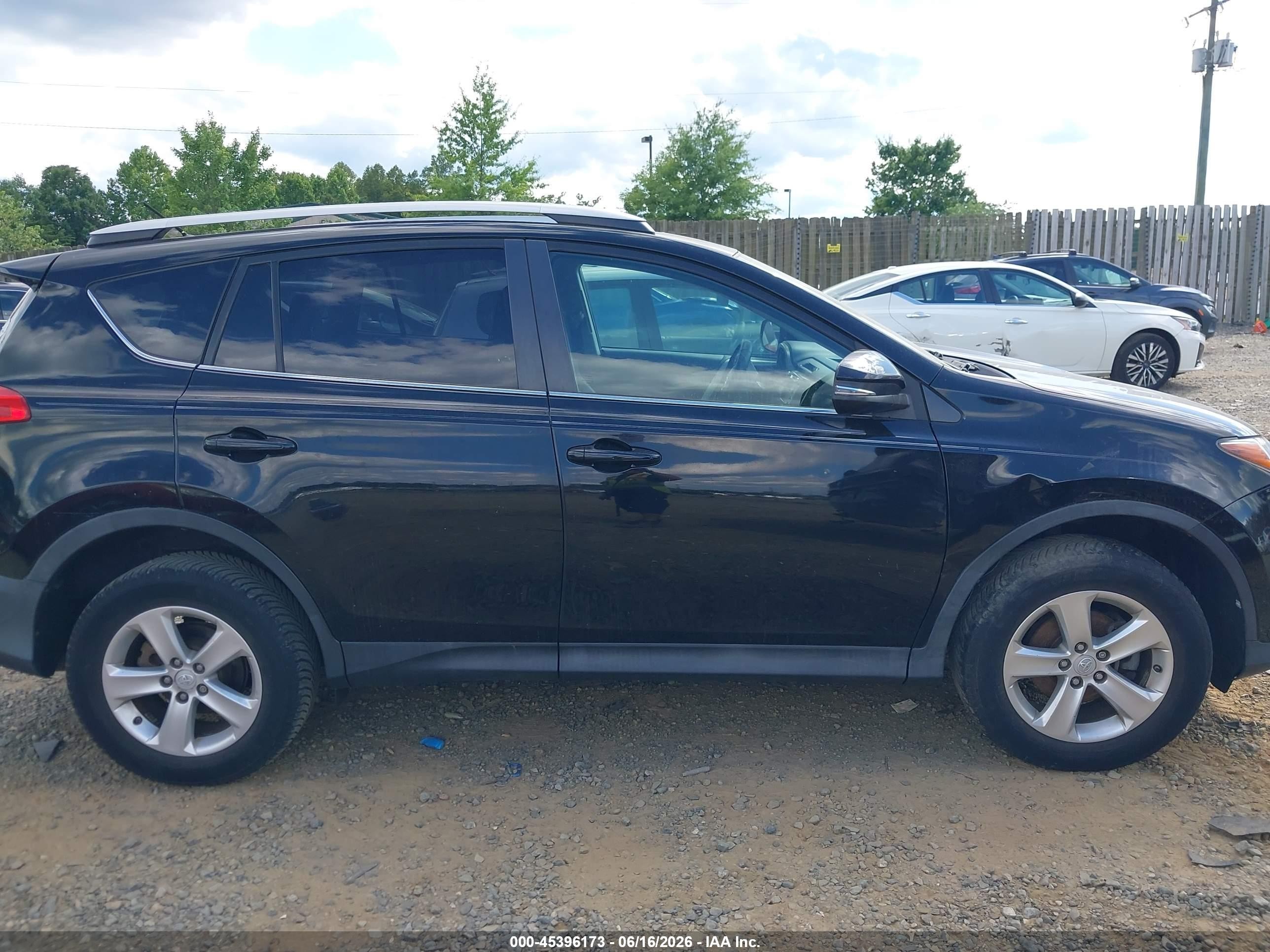 2013 Toyota Rav4 Xle Black vin: 2T3WFREV6DW006744