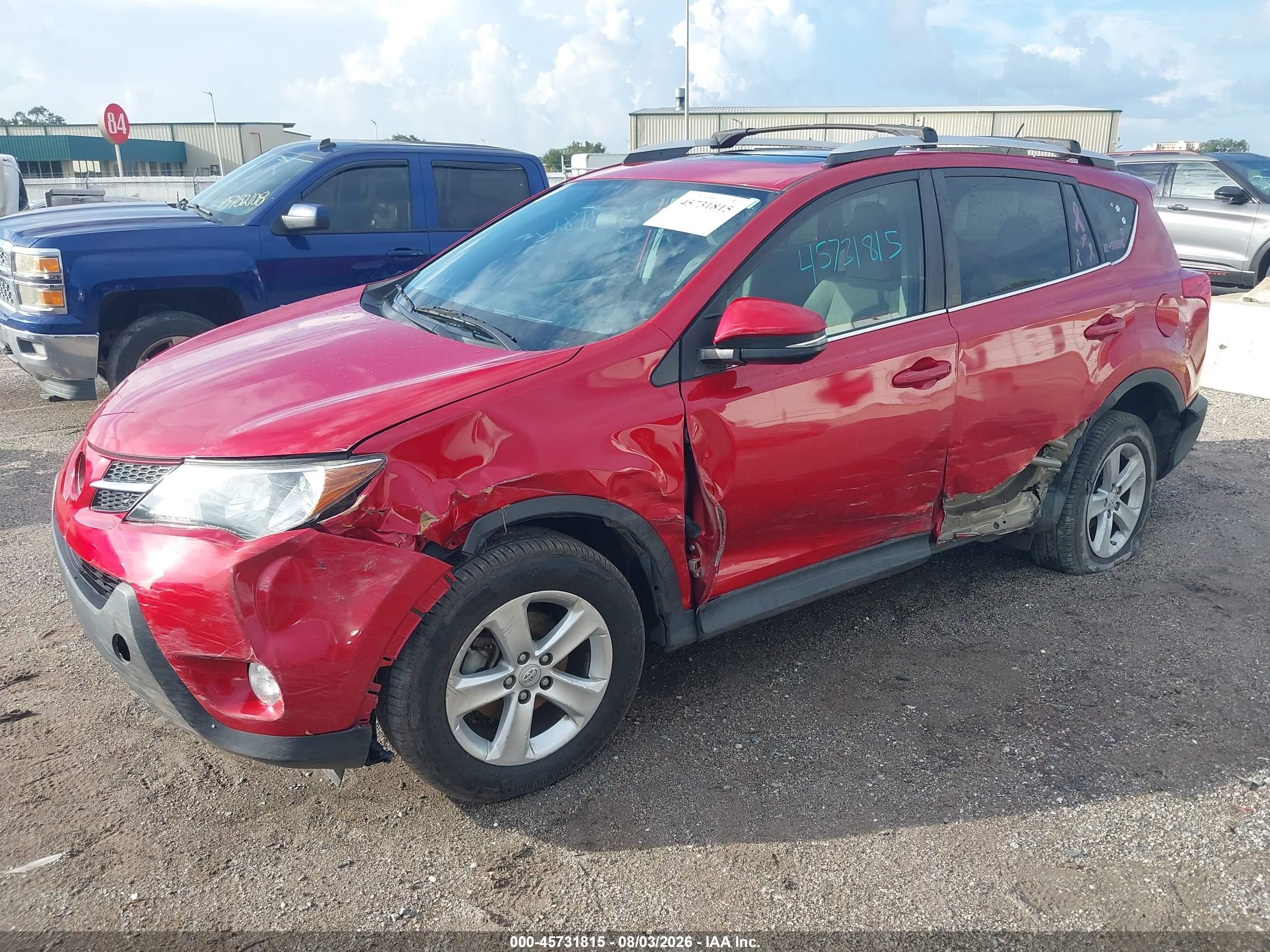 2013 Toyota Rav4 Xle Red vin: 2T3WFREV6DW036231