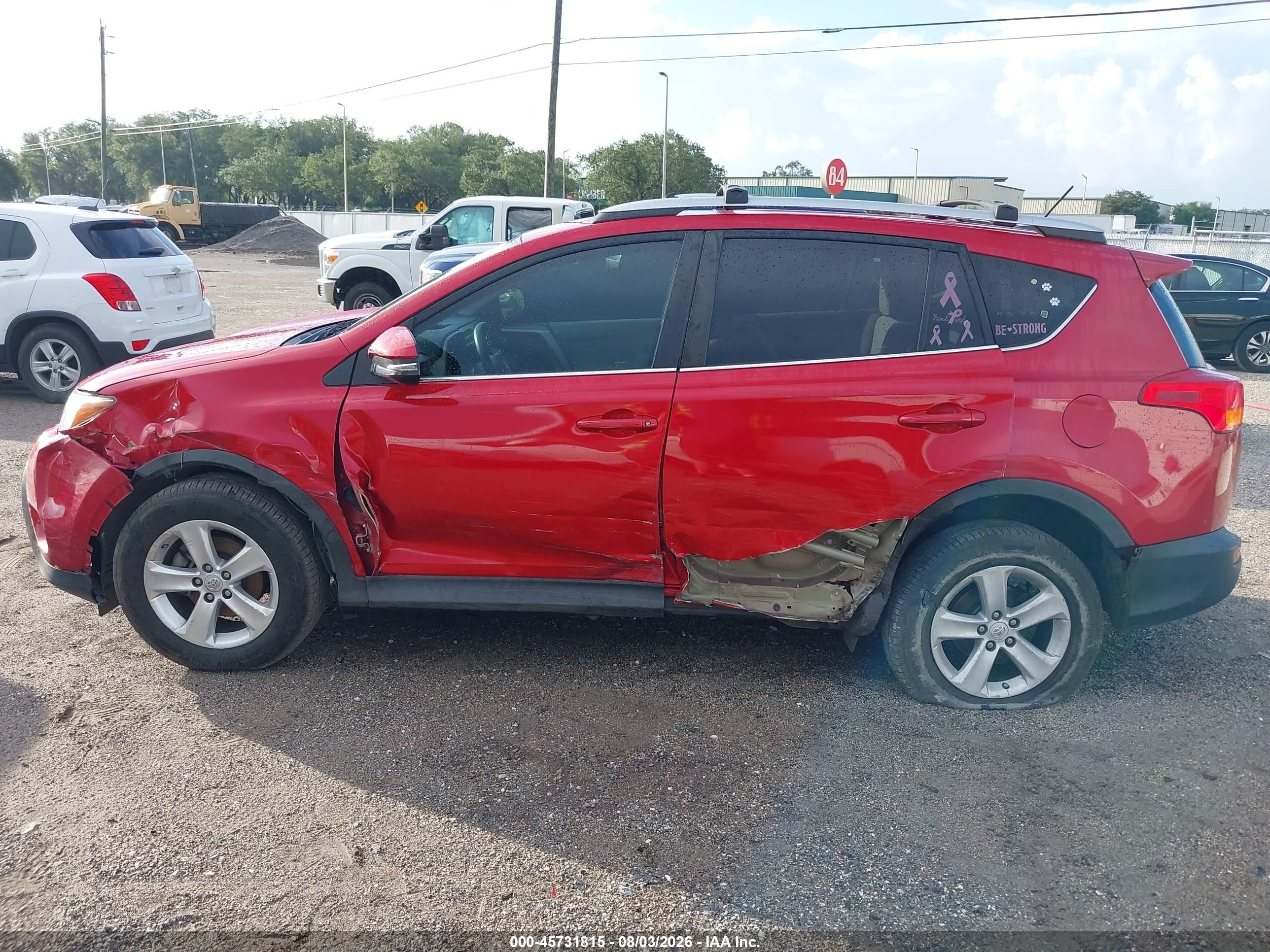2013 Toyota Rav4 Xle Red vin: 2T3WFREV6DW036231