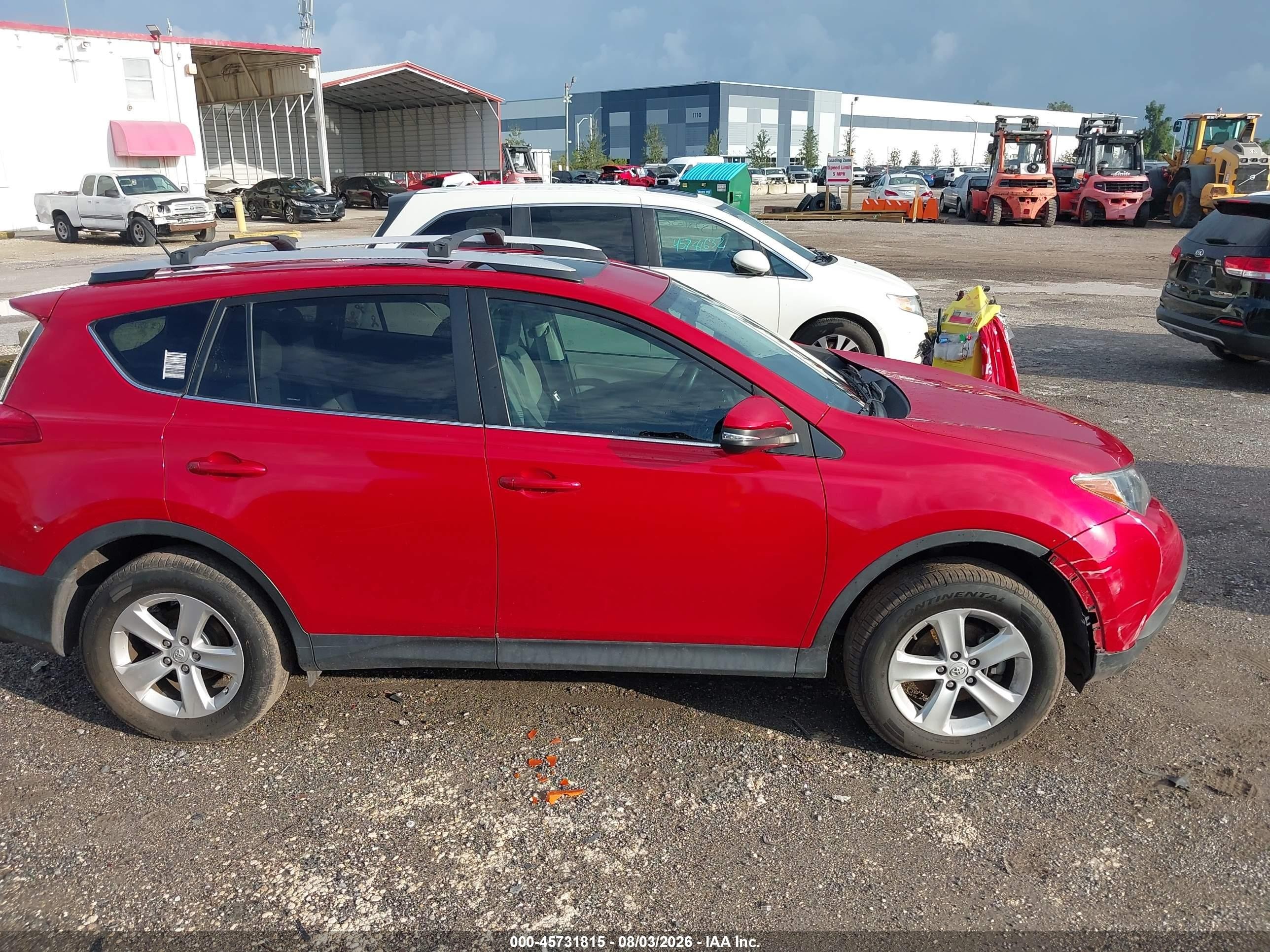 2013 Toyota Rav4 Xle Red vin: 2T3WFREV6DW036231