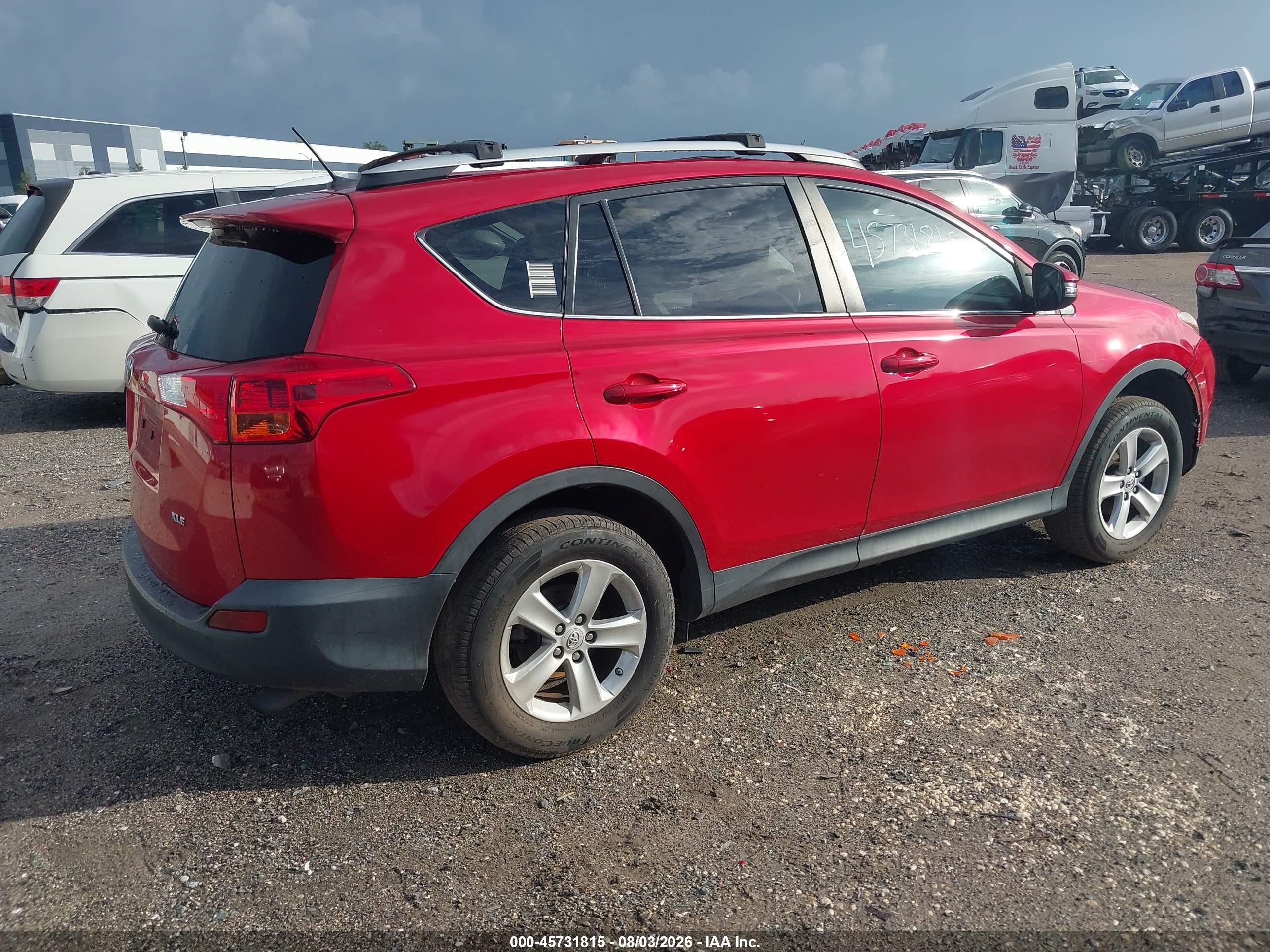 2013 Toyota Rav4 Xle Red vin: 2T3WFREV6DW036231