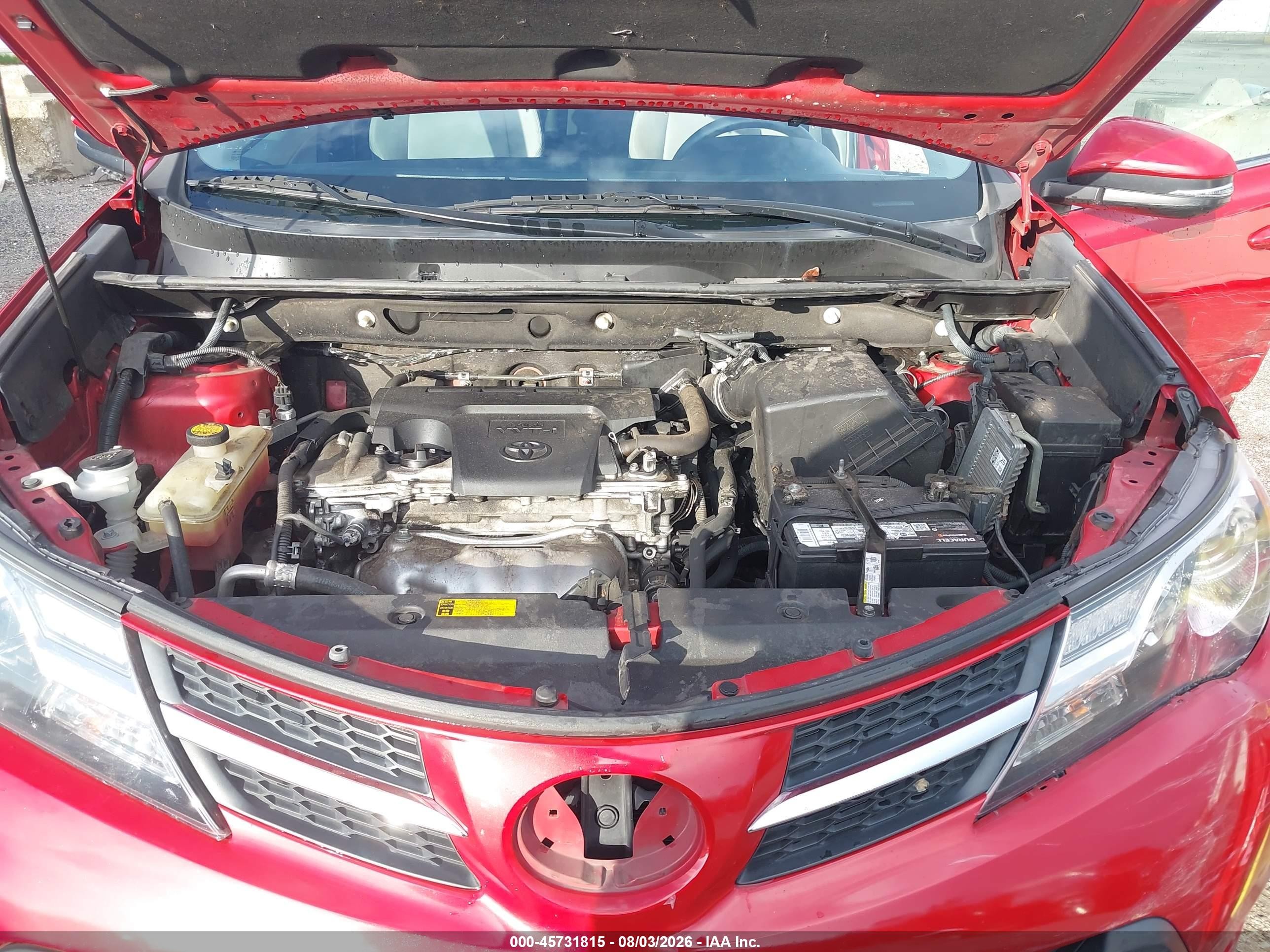 2013 Toyota Rav4 Xle Red vin: 2T3WFREV6DW036231