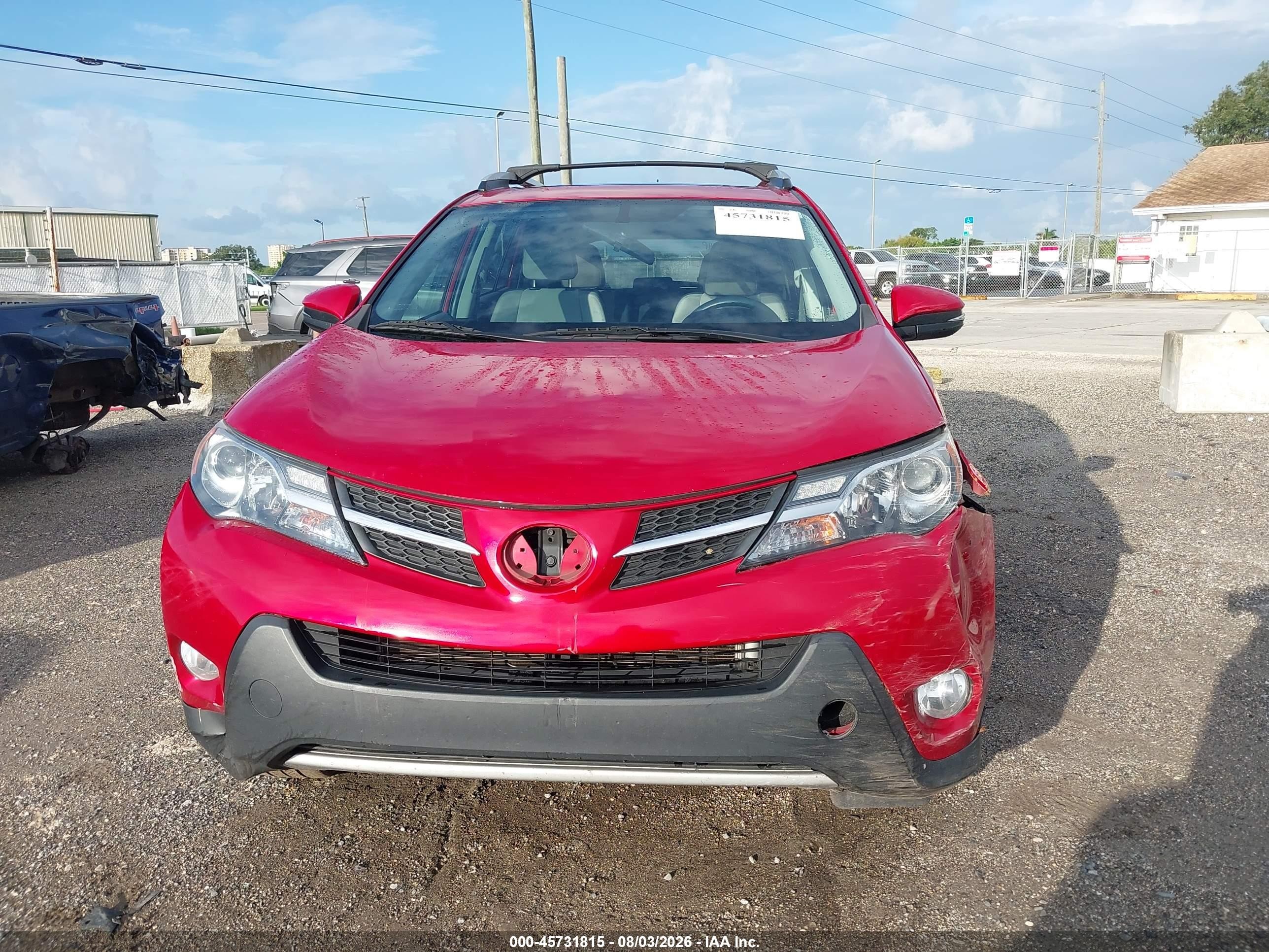 2013 Toyota Rav4 Xle Red vin: 2T3WFREV6DW036231