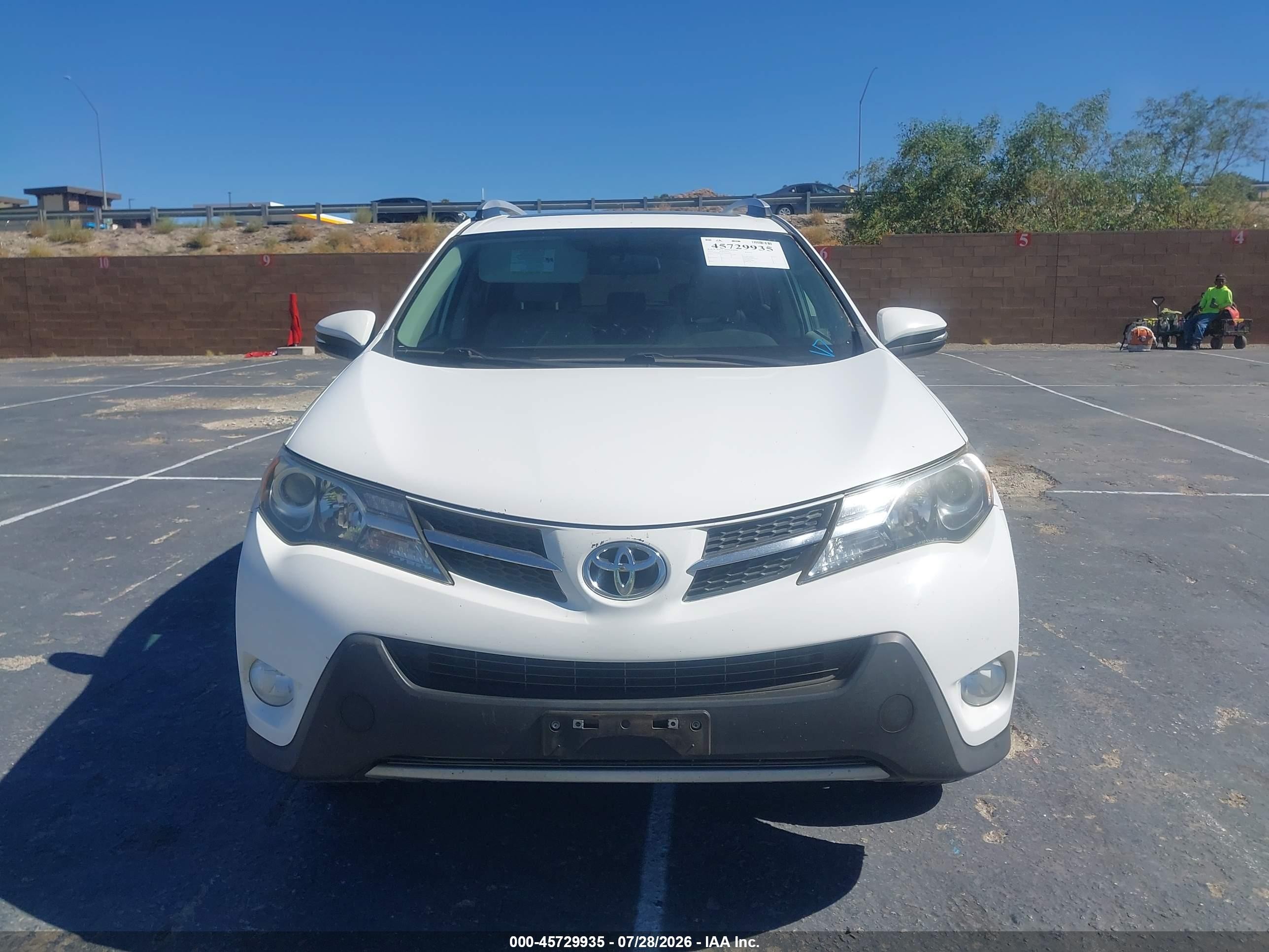 2013 Toyota Rav4 Xle Белый vin: 2T3WFREV6DW060609