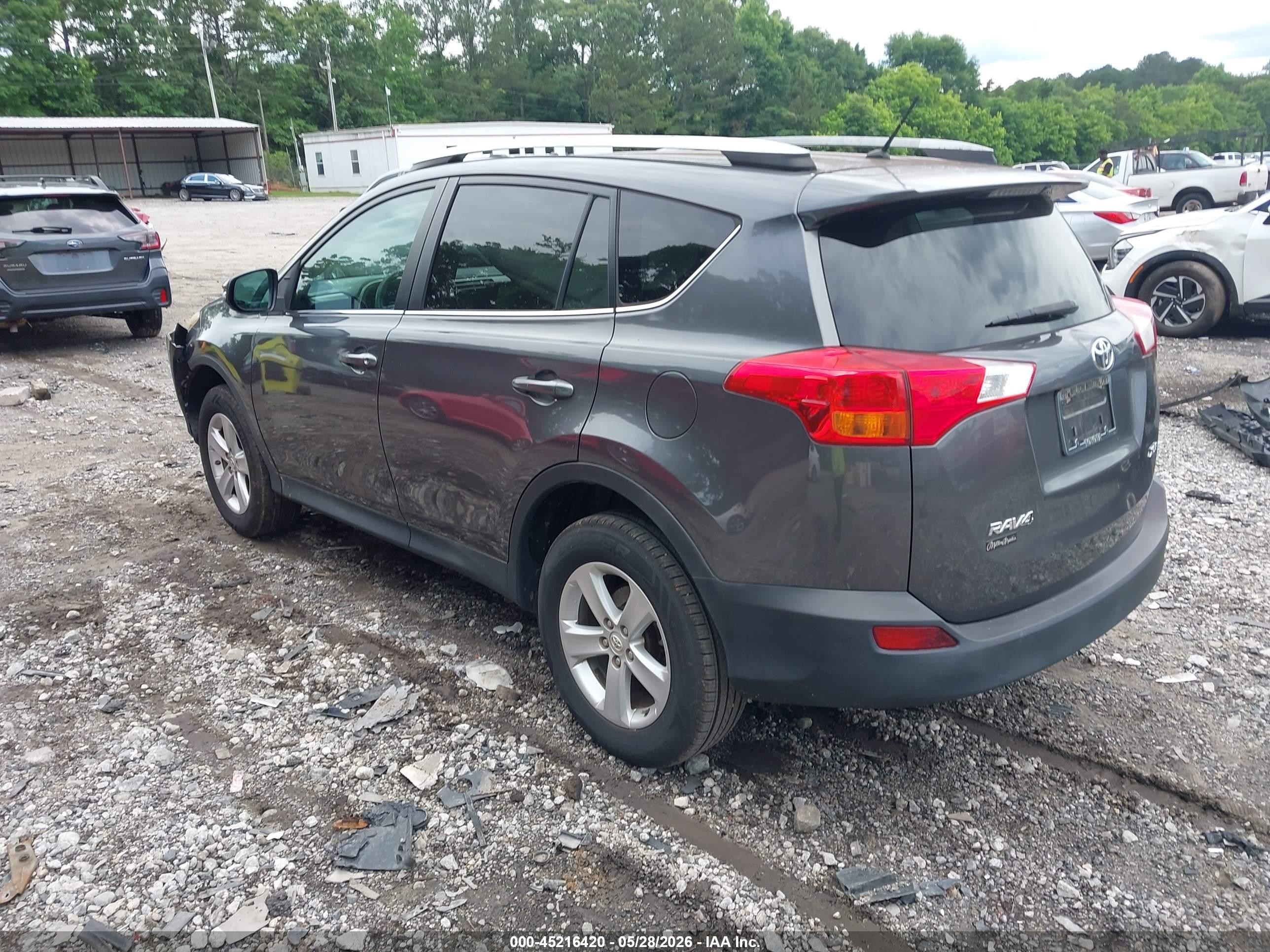 2013 Toyota Rav4 Xle Gray vin: 2T3WFREV6DW068029