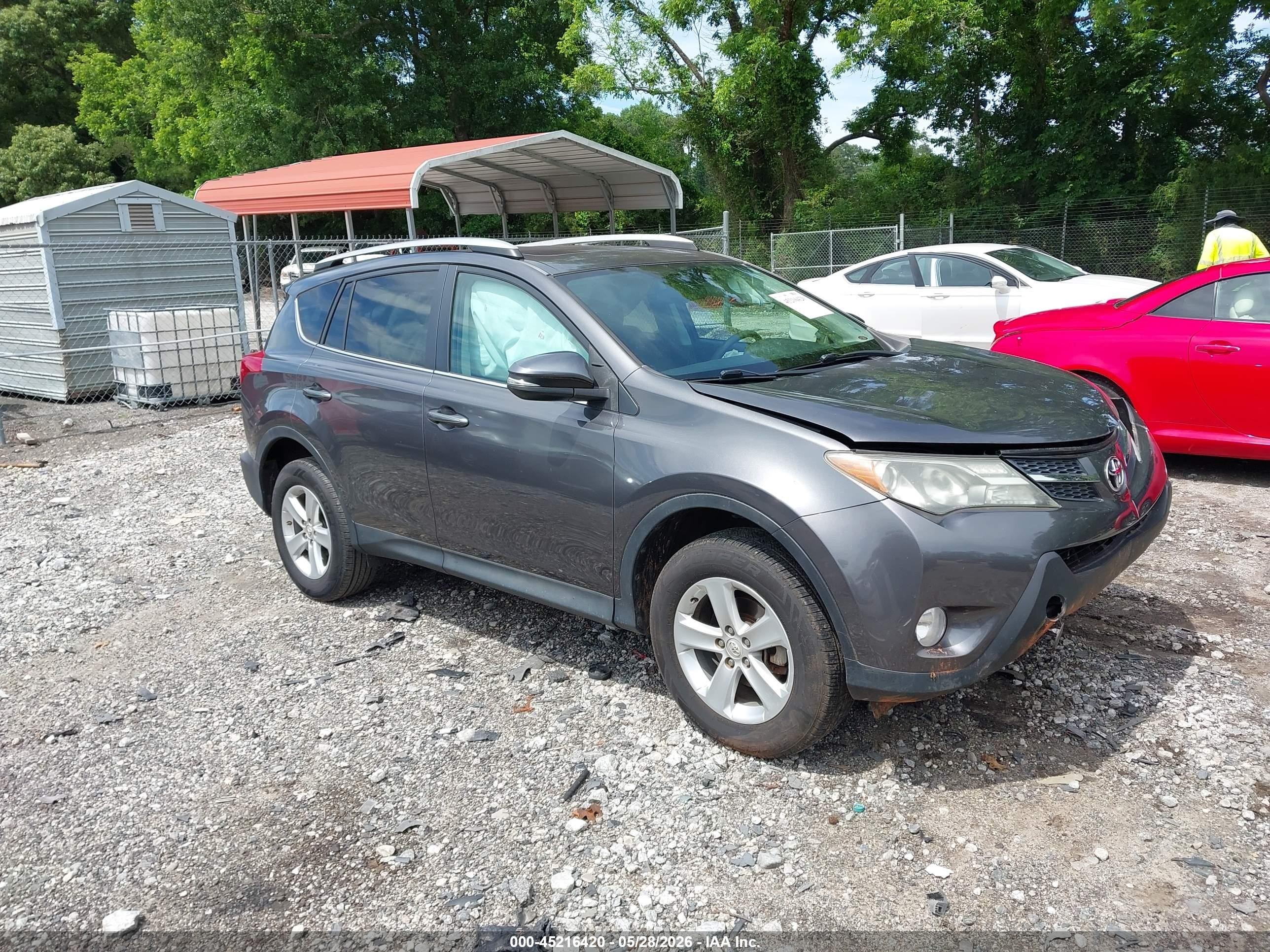 2013 Toyota Rav4 Xle Серый vin: 2T3WFREV6DW068029