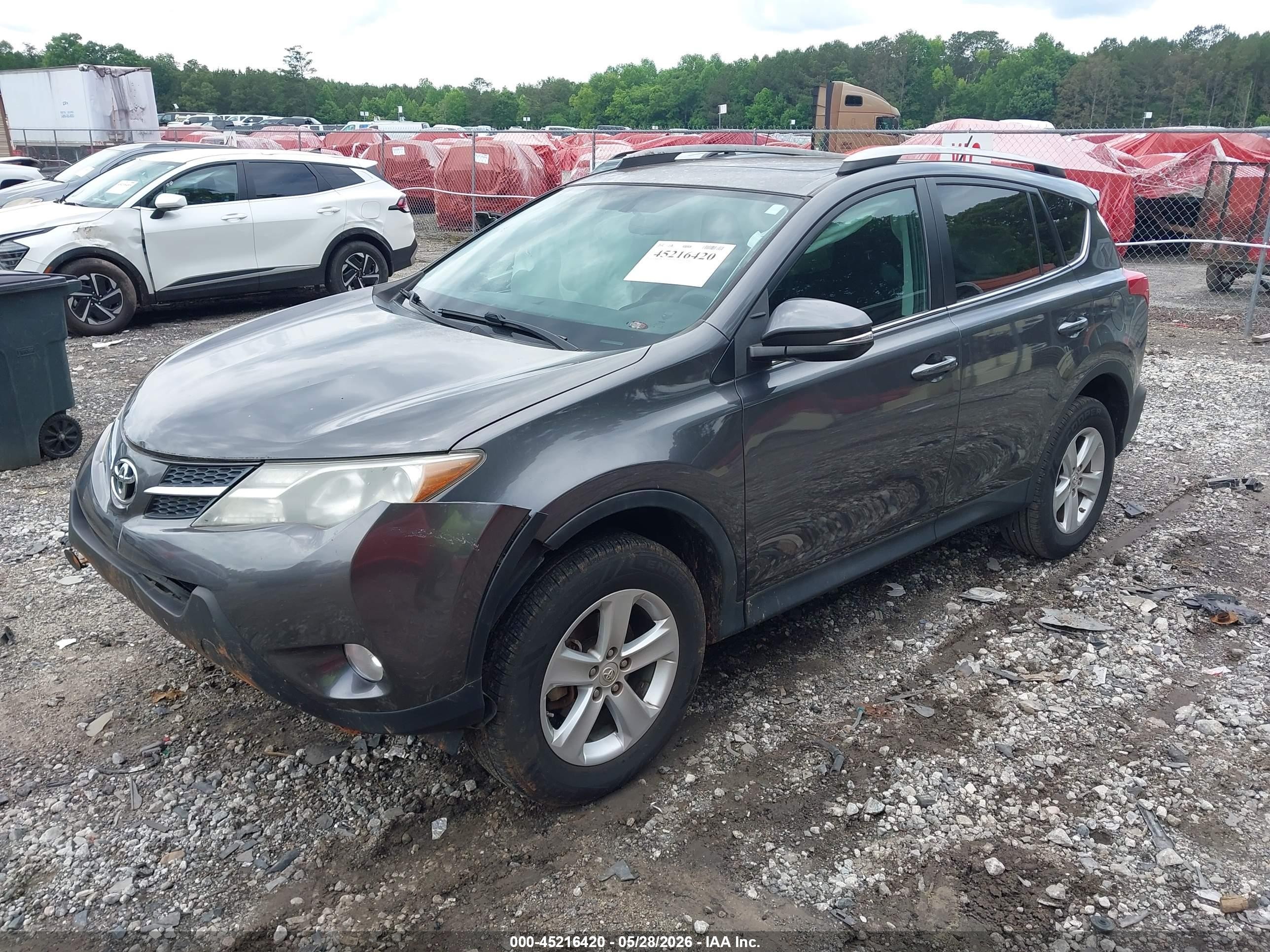 2013 Toyota Rav4 Xle Gray vin: 2T3WFREV6DW068029