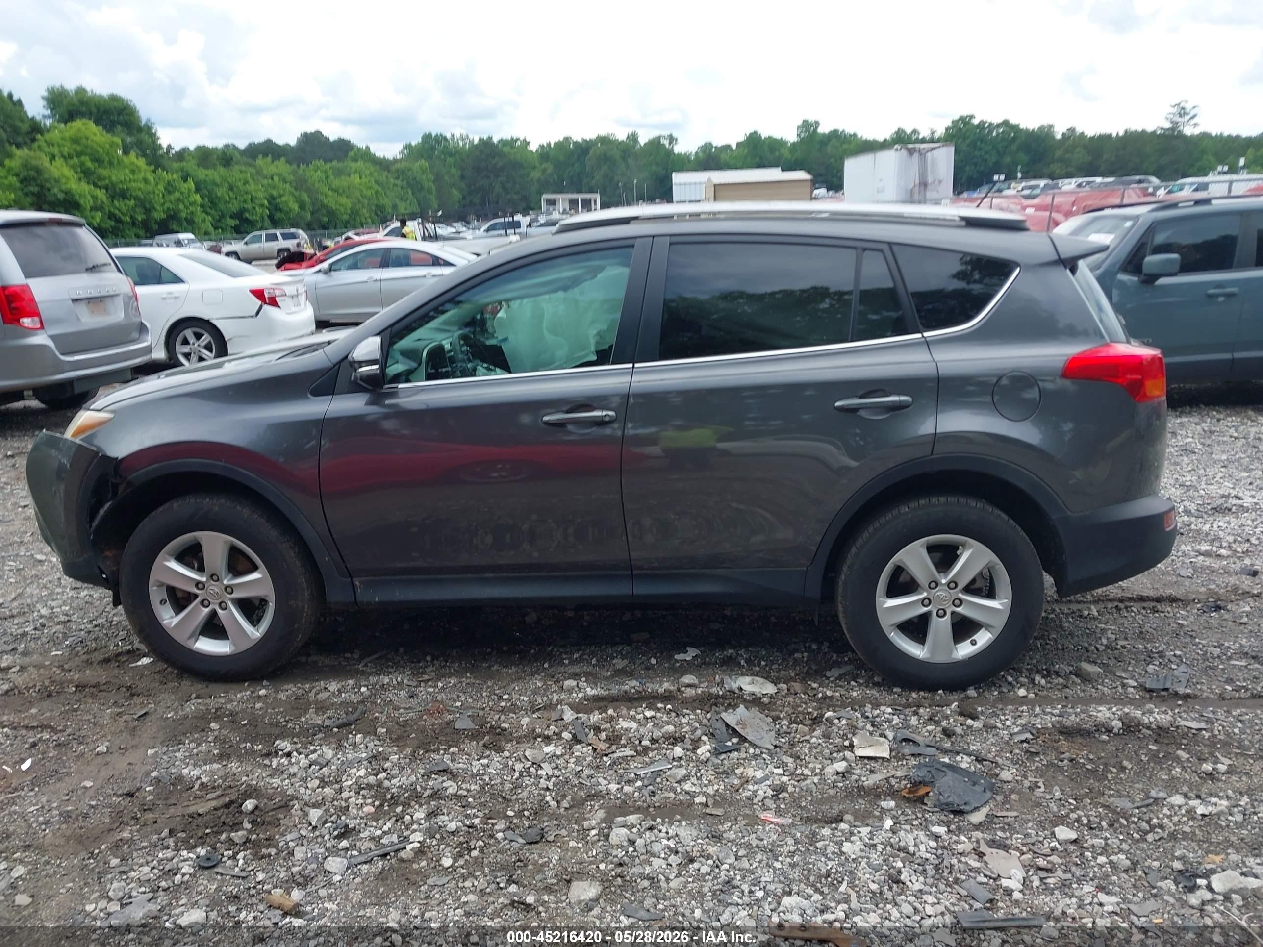 2013 Toyota Rav4 Xle Gray vin: 2T3WFREV6DW068029