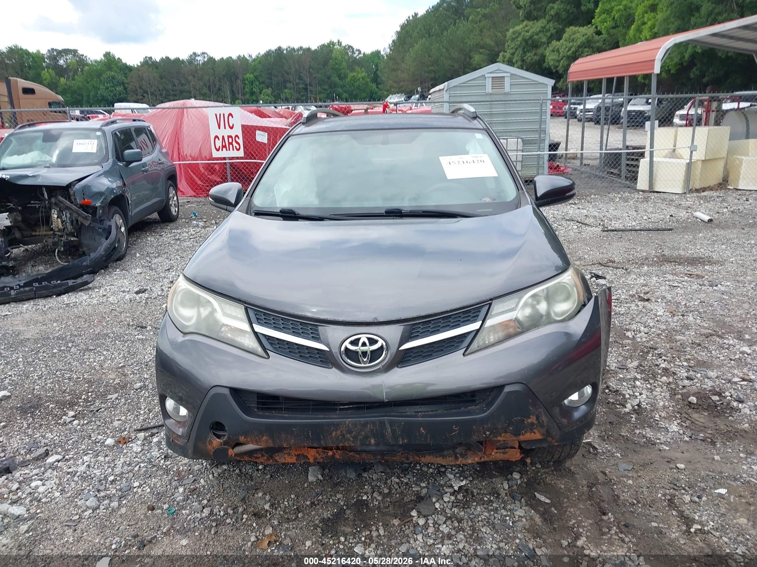 2013 Toyota Rav4 Xle Gray vin: 2T3WFREV6DW068029