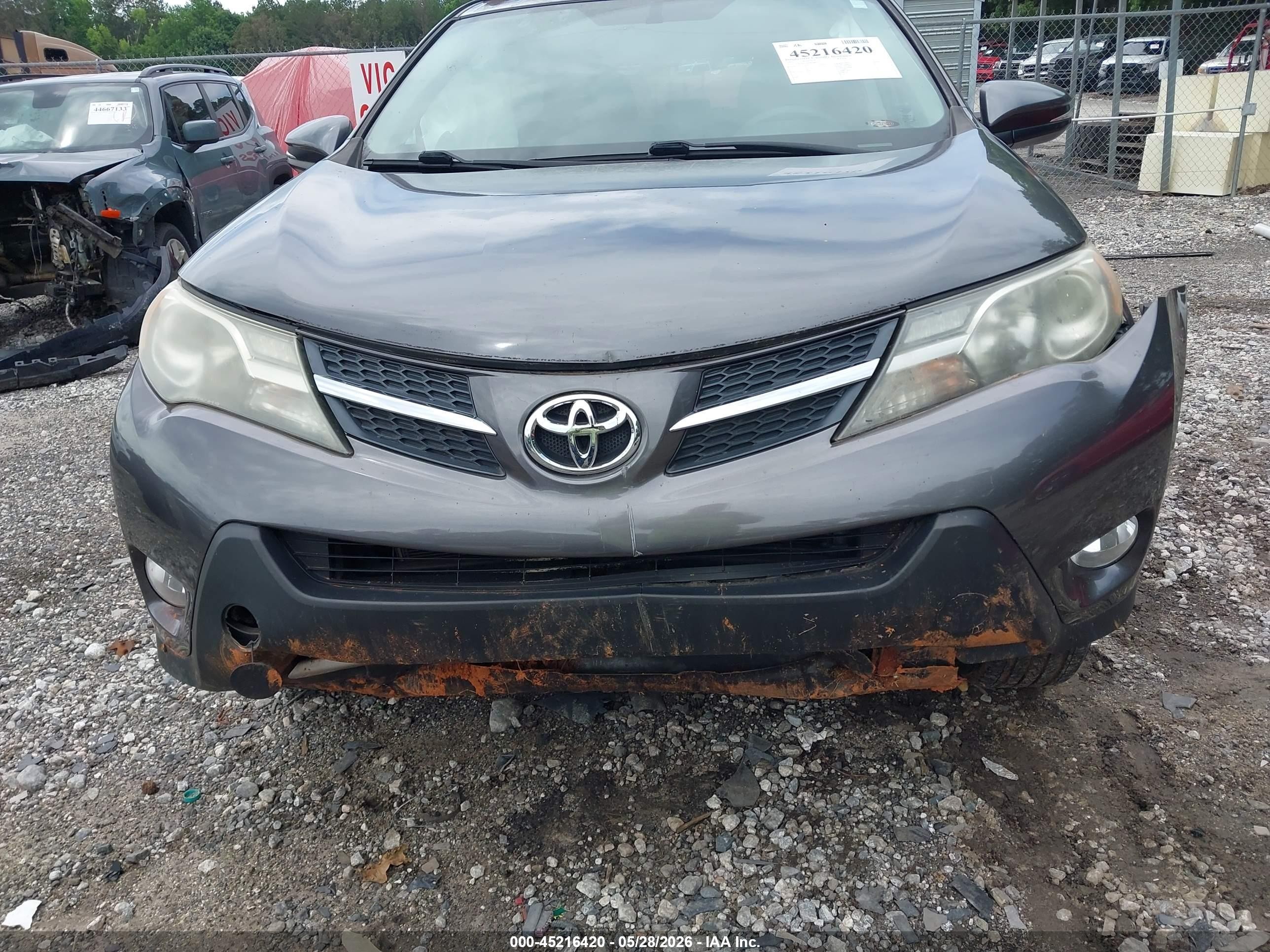2013 Toyota Rav4 Xle Gray vin: 2T3WFREV6DW068029