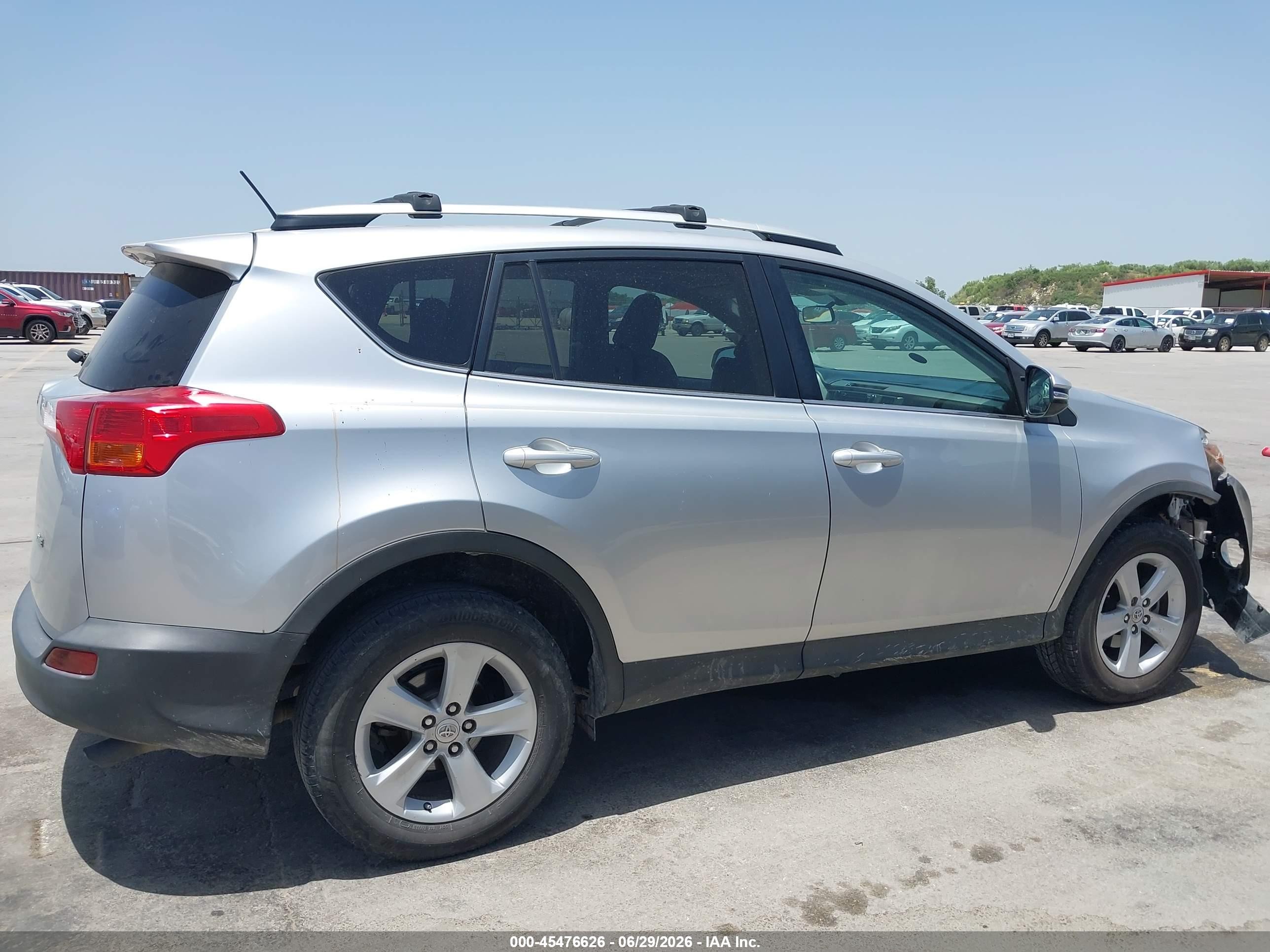 2014 Toyota Rav4 Xle Silver vin: 2T3WFREV6EW092509