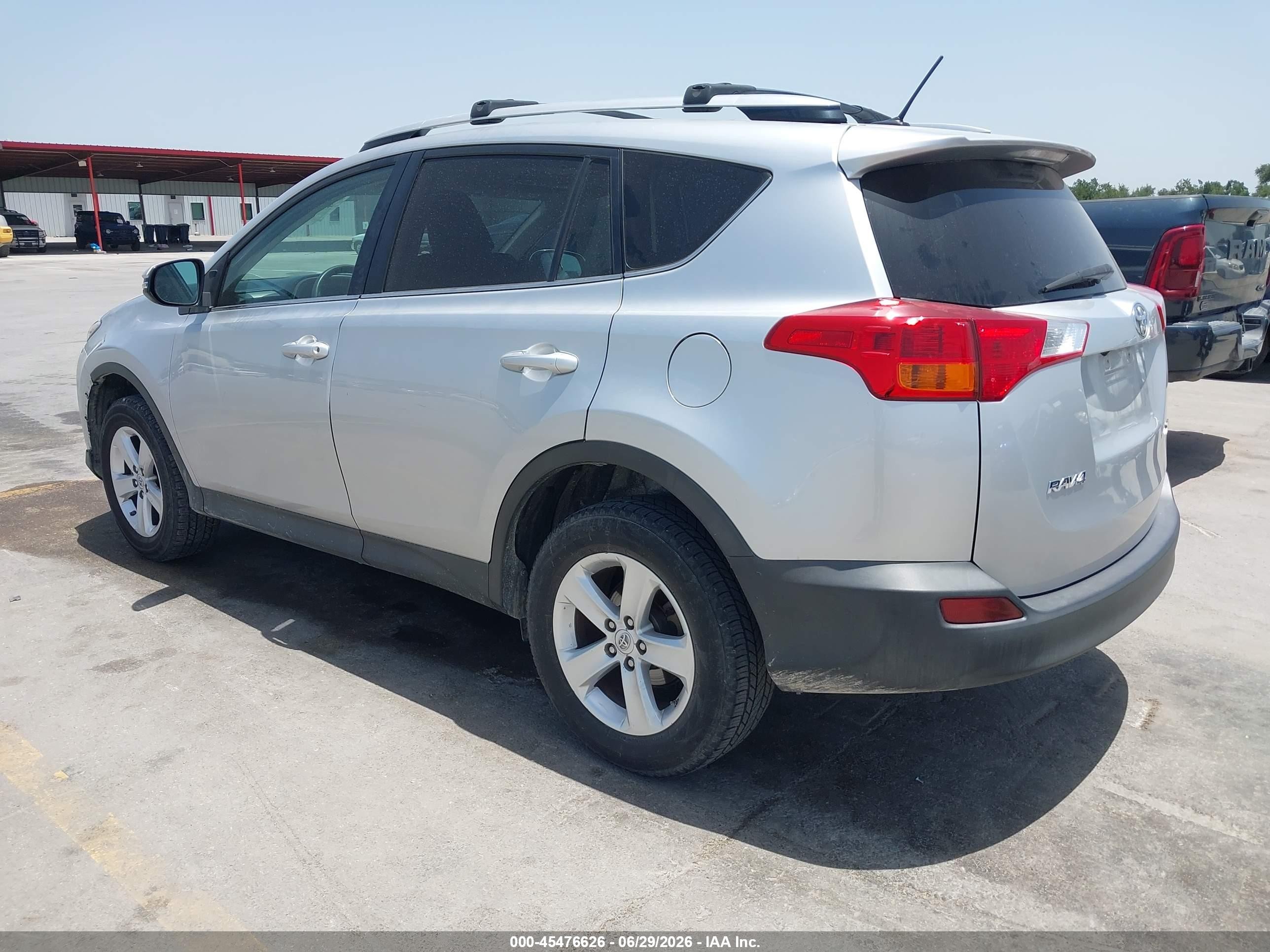 2014 Toyota Rav4 Xle Silver vin: 2T3WFREV6EW092509