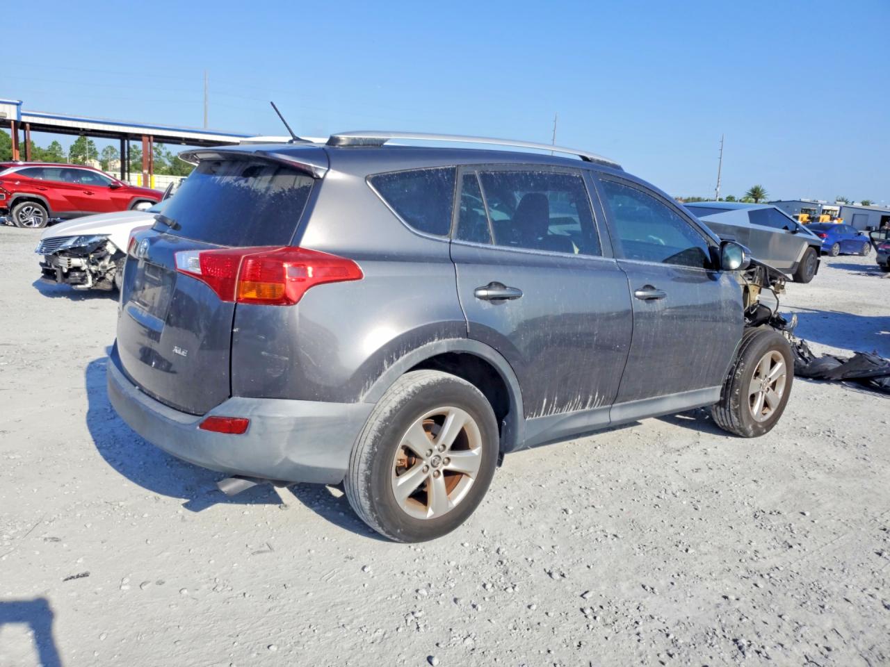 2015 Toyota Rav4 Xle Gray vin: 2T3WFREV6FW134274