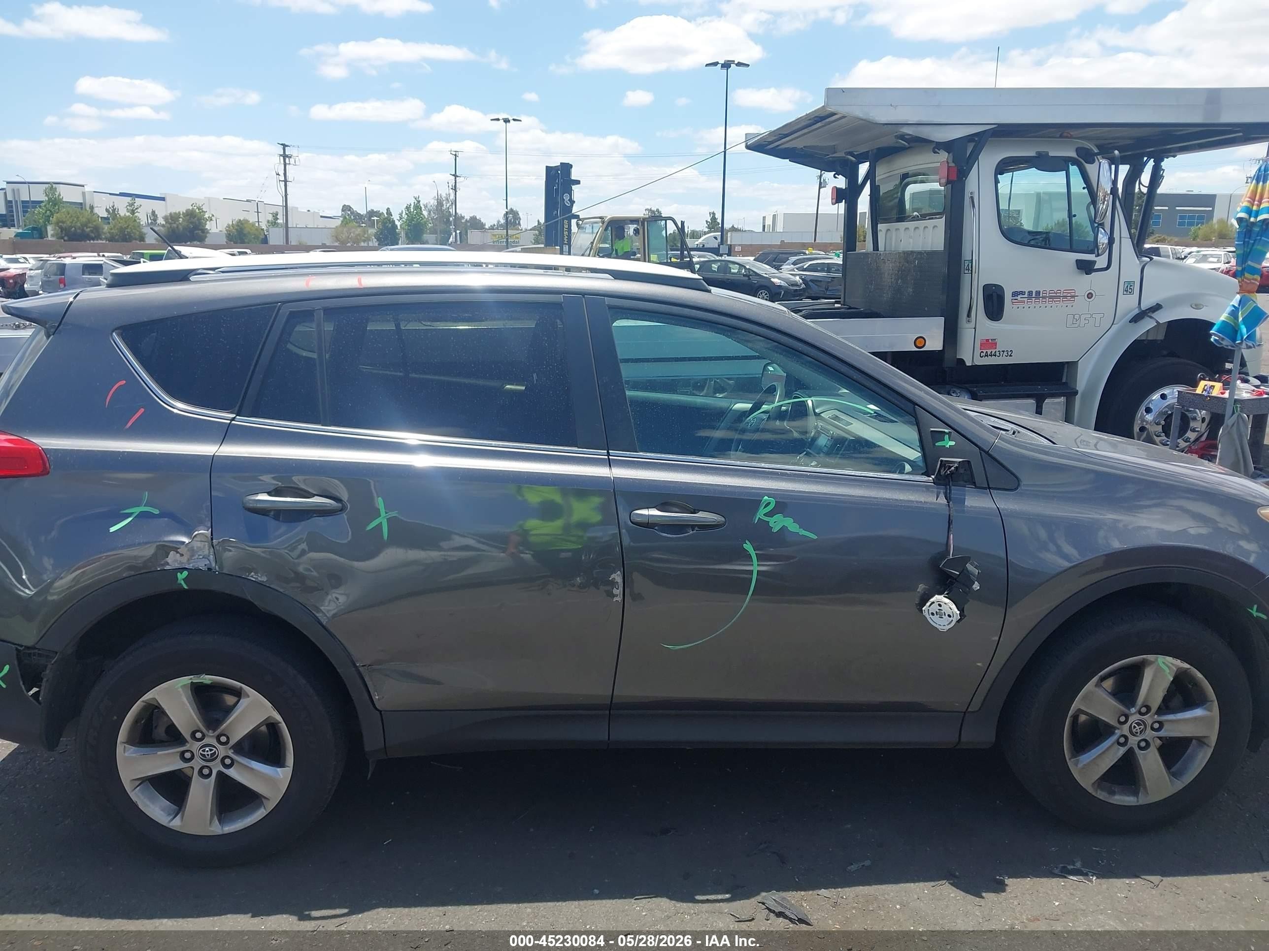 2015 Toyota Rav4 Xle Gray vin: 2T3WFREV6FW157702