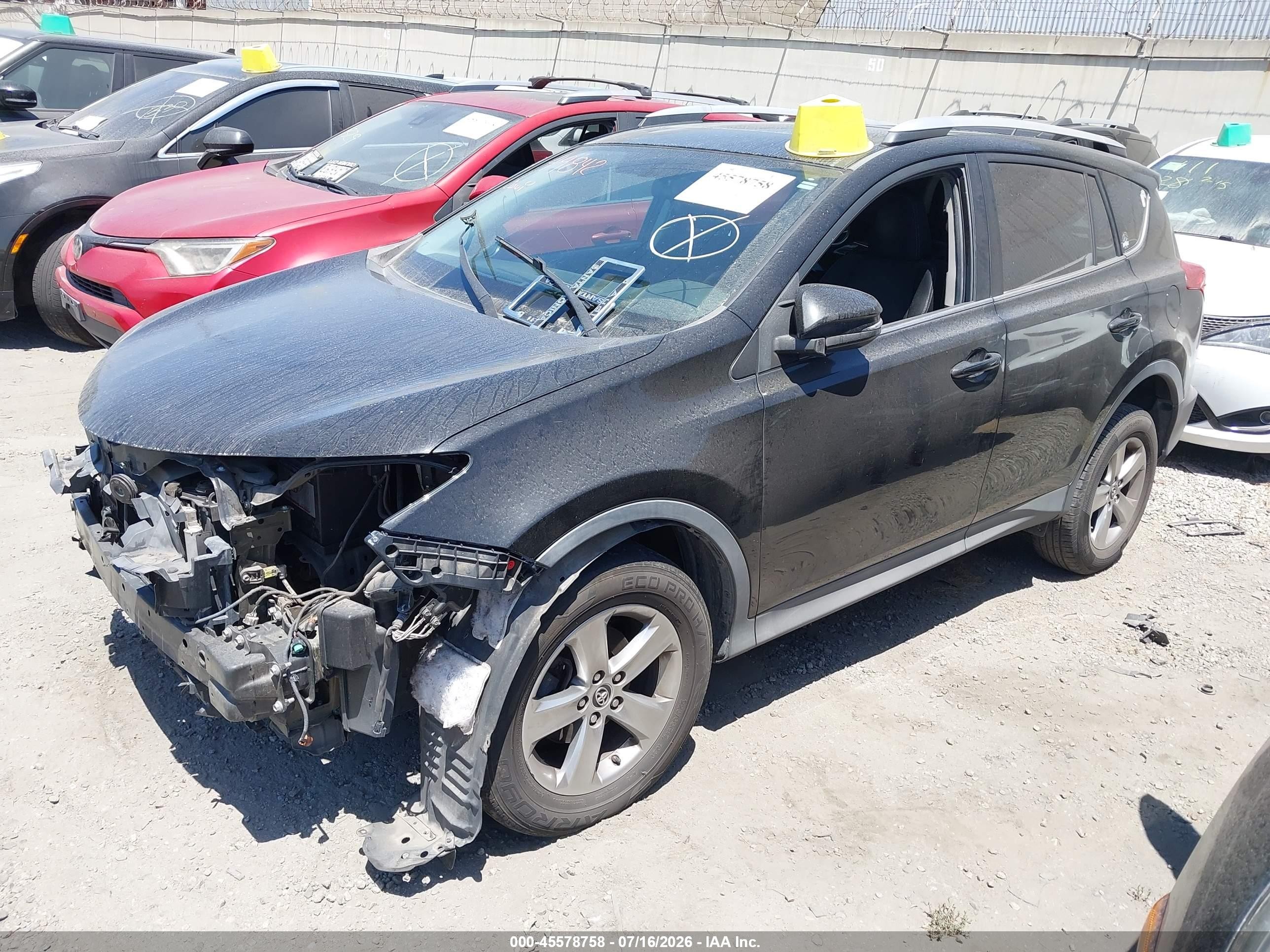 2015 Toyota Rav4 Xle Black vin: 2T3WFREV6FW190571