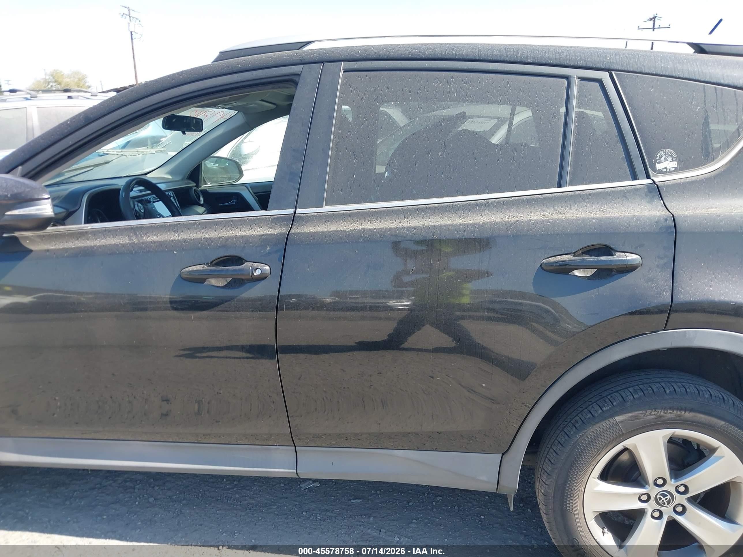 2015 Toyota Rav4 Xle Black vin: 2T3WFREV6FW190571