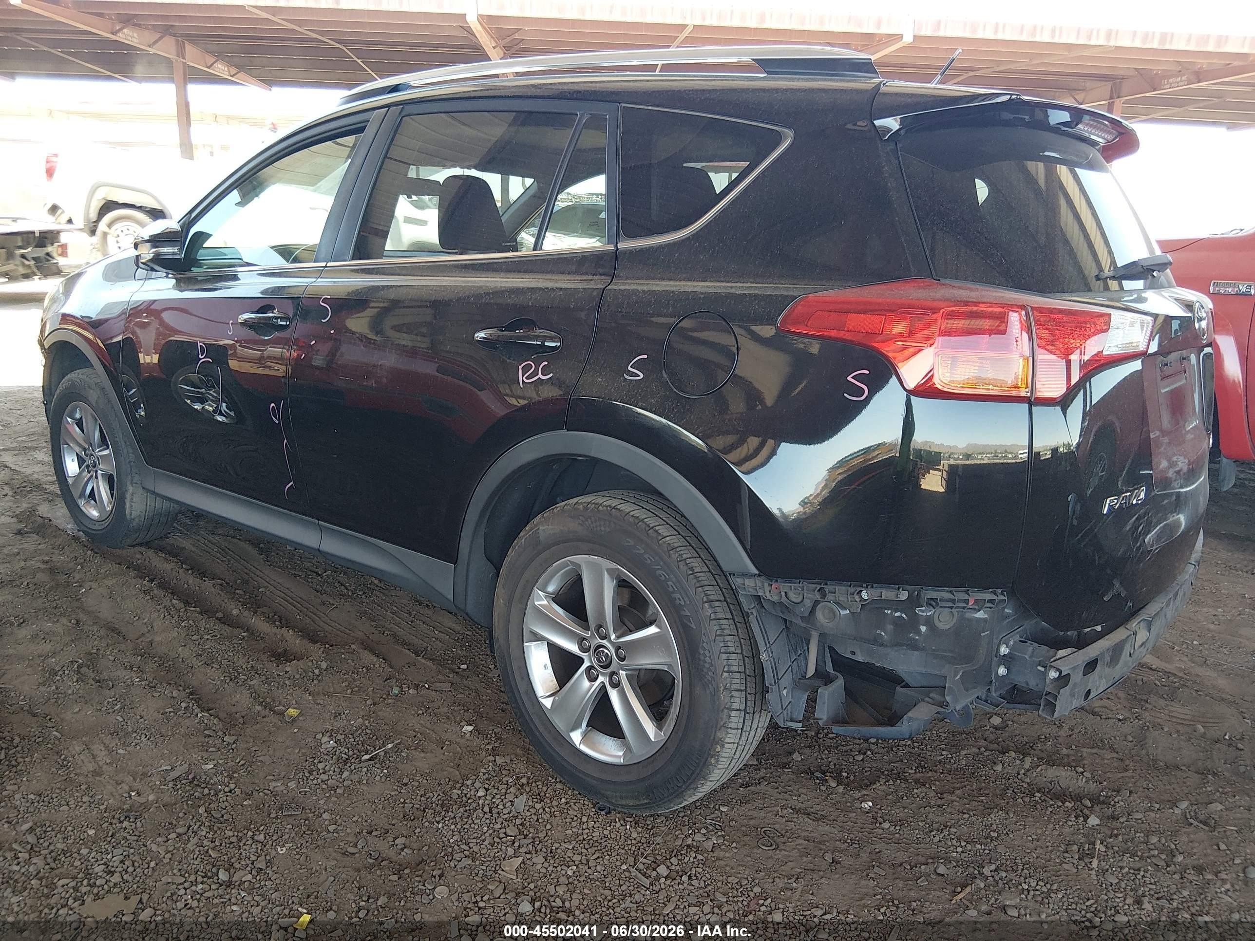 2015 Toyota Rav4 Xle Black vin: 2T3WFREV6FW203190