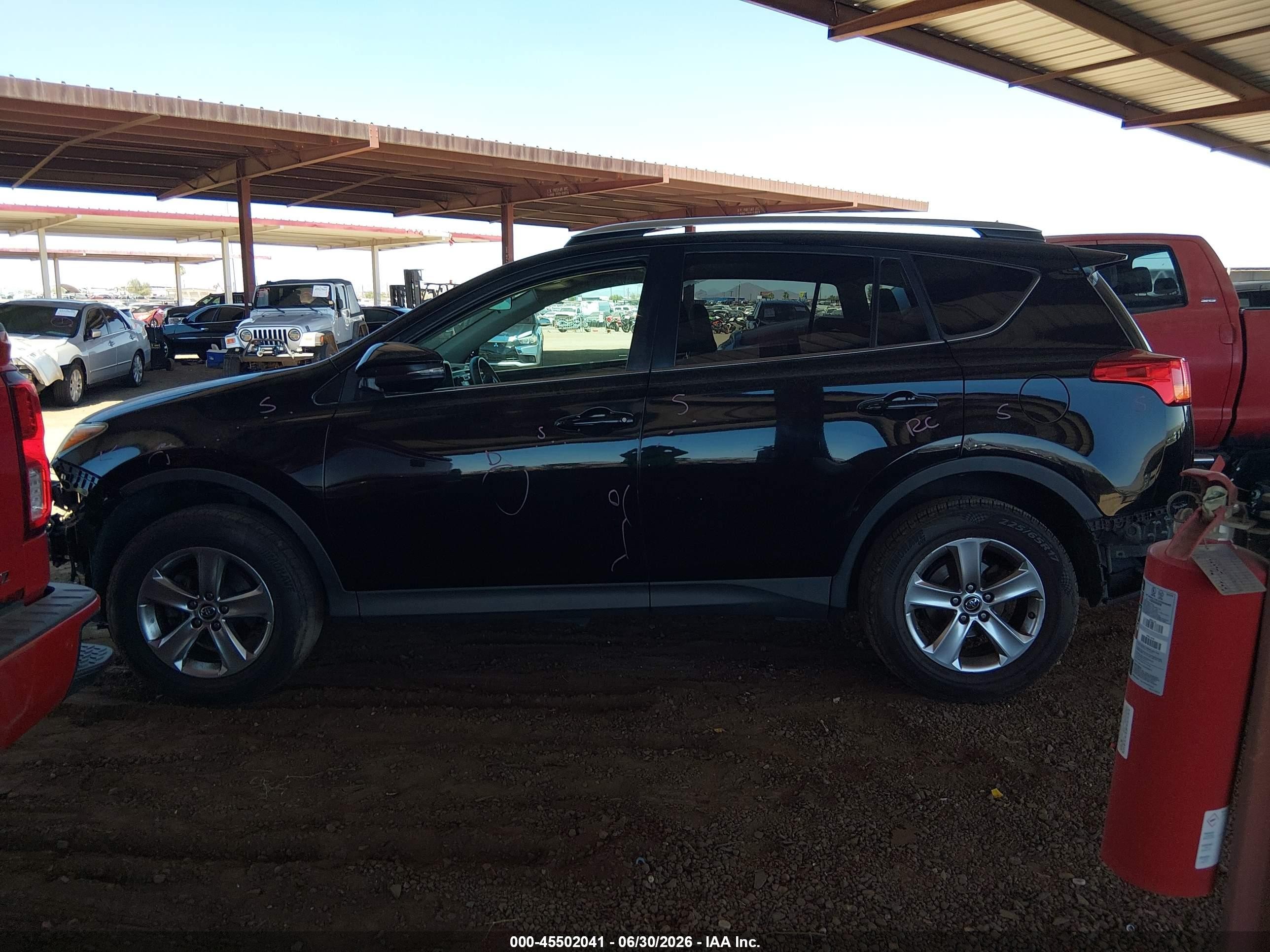 2015 Toyota Rav4 Xle Black vin: 2T3WFREV6FW203190