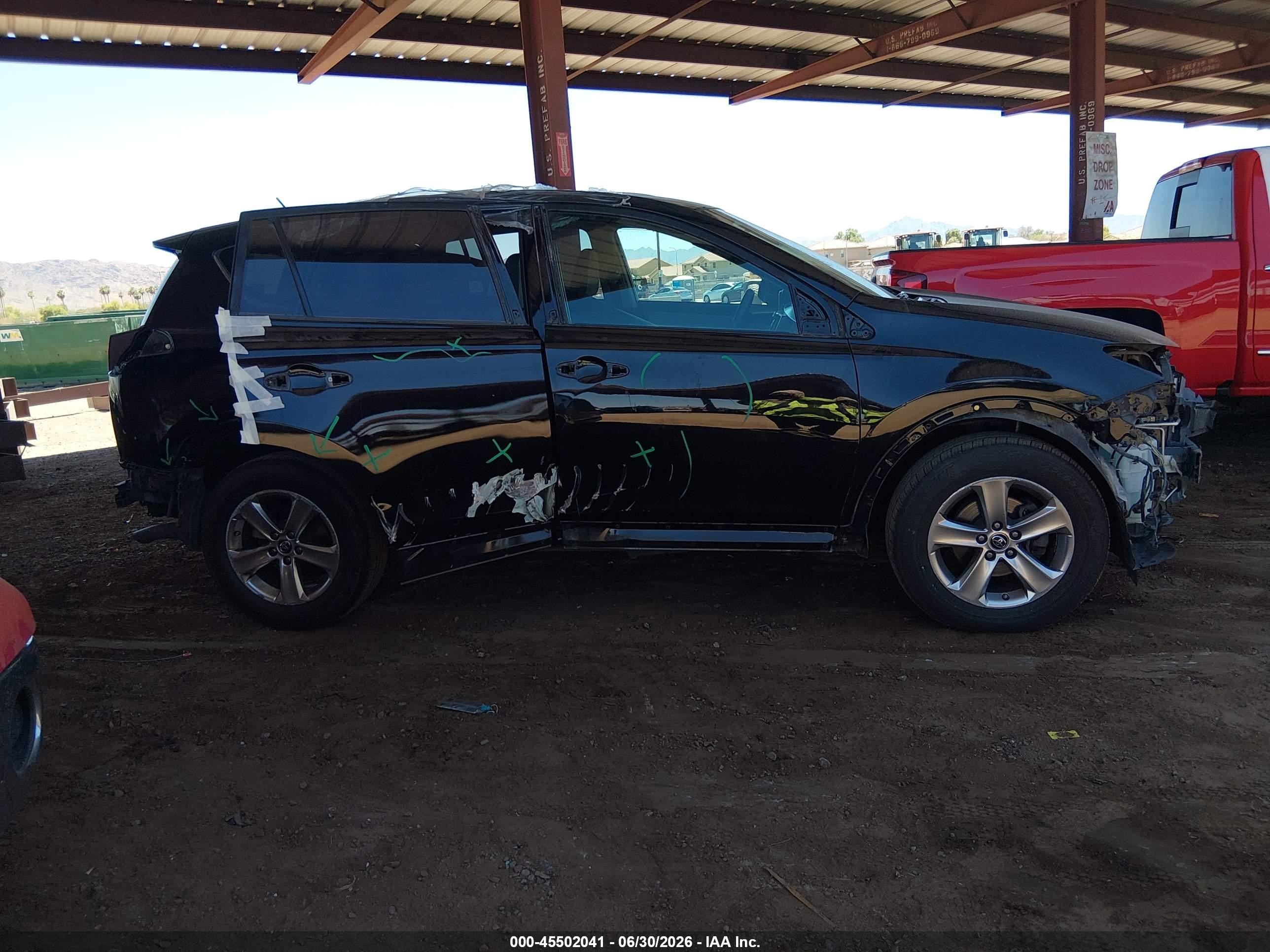 2015 Toyota Rav4 Xle Black vin: 2T3WFREV6FW203190