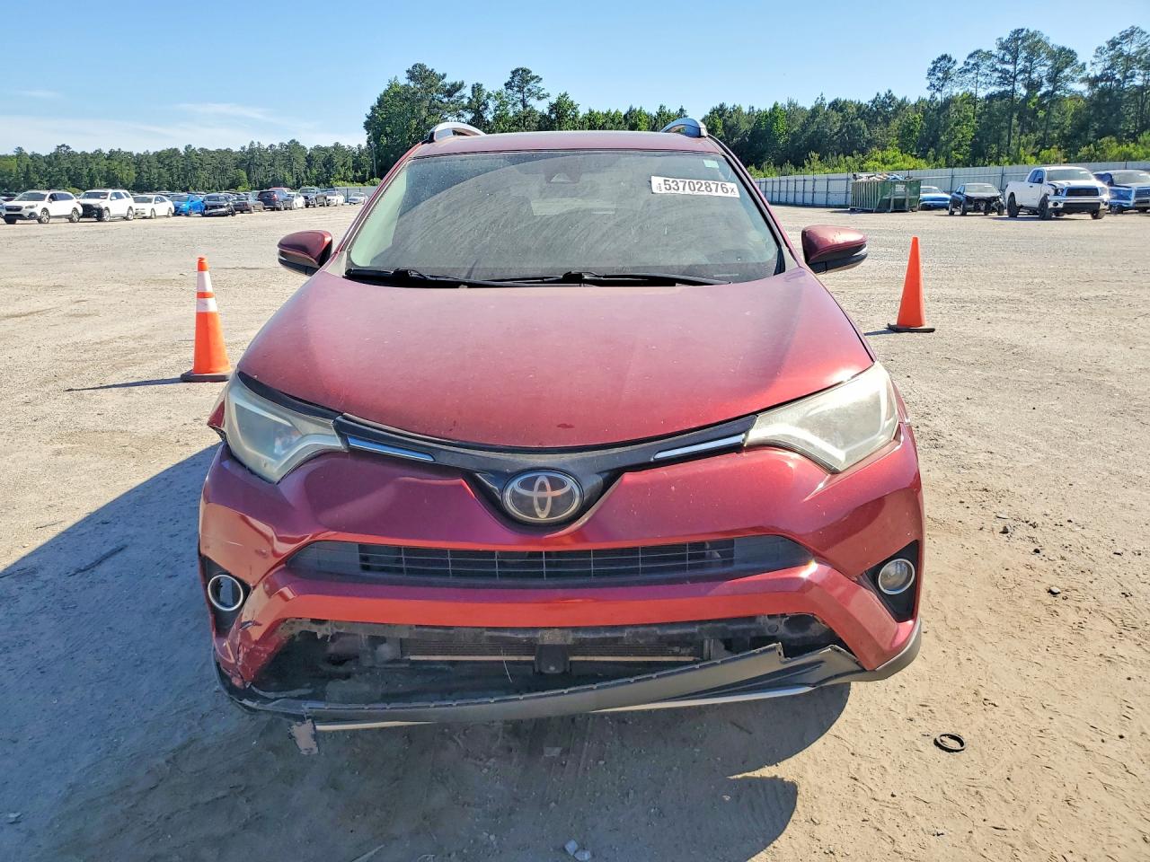 2018 Toyota Rav4 Xle Red vin: 2T3WFREV6JW434356
