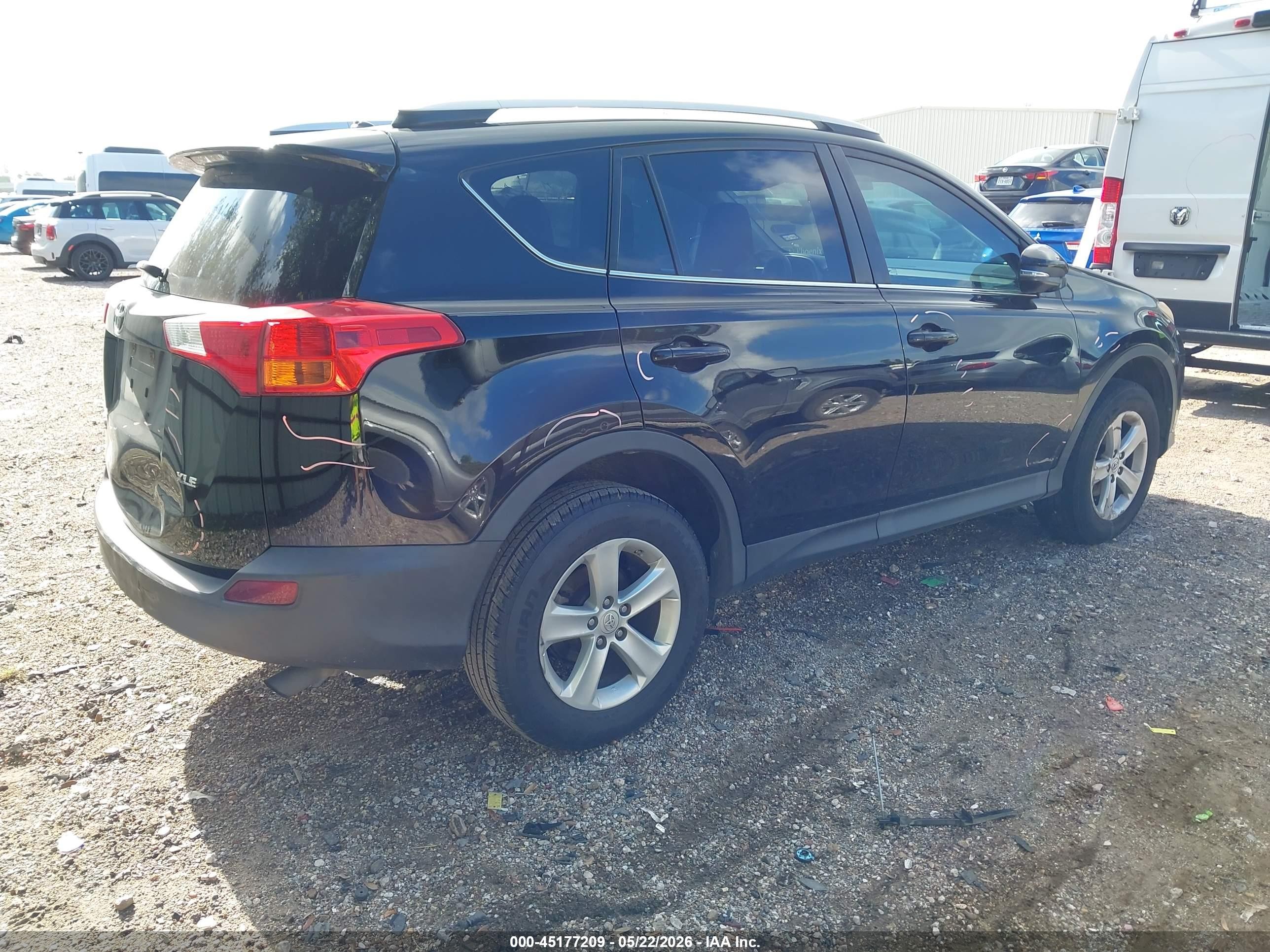 2013 Toyota Rav4 Xle Black vin: 2T3WFREV7DW025724