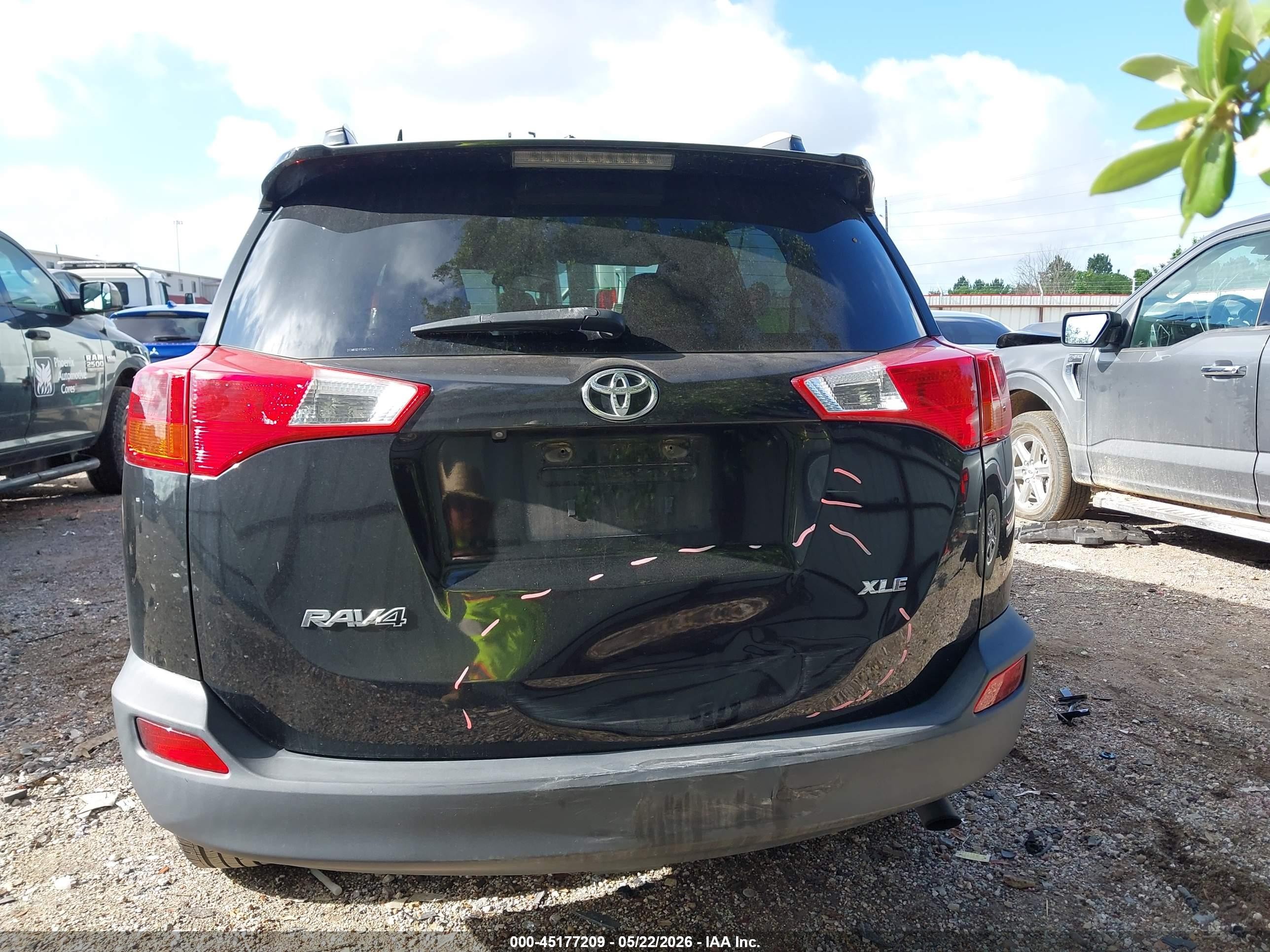 2013 Toyota Rav4 Xle Black vin: 2T3WFREV7DW025724