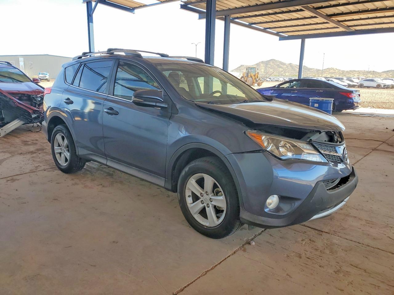 2013 Toyota Rav4 Xle Blue vin: 2T3WFREV7DW027229
