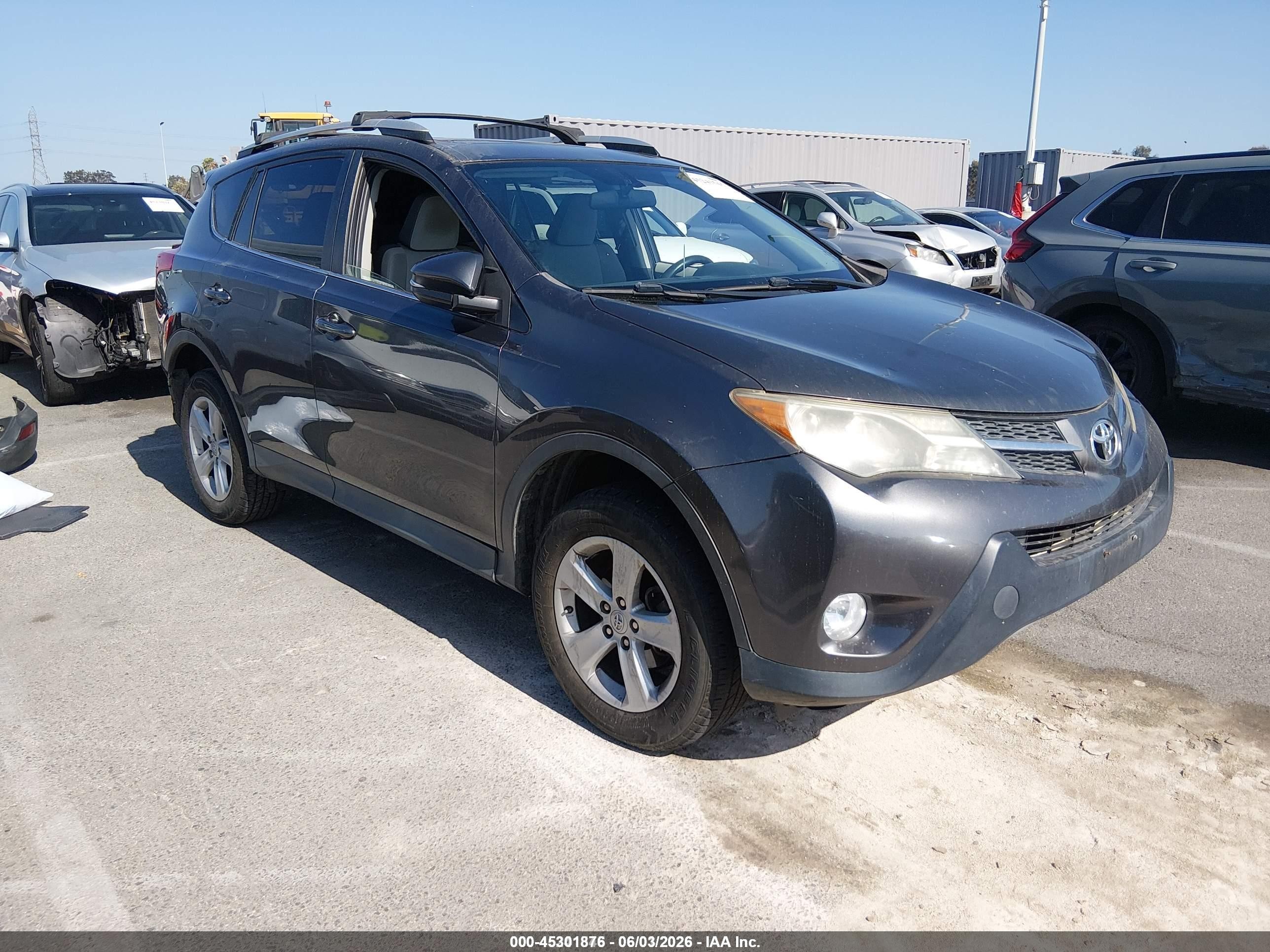 2013 Toyota Rav4 Xle Gray vin: 2T3WFREV7DW033998