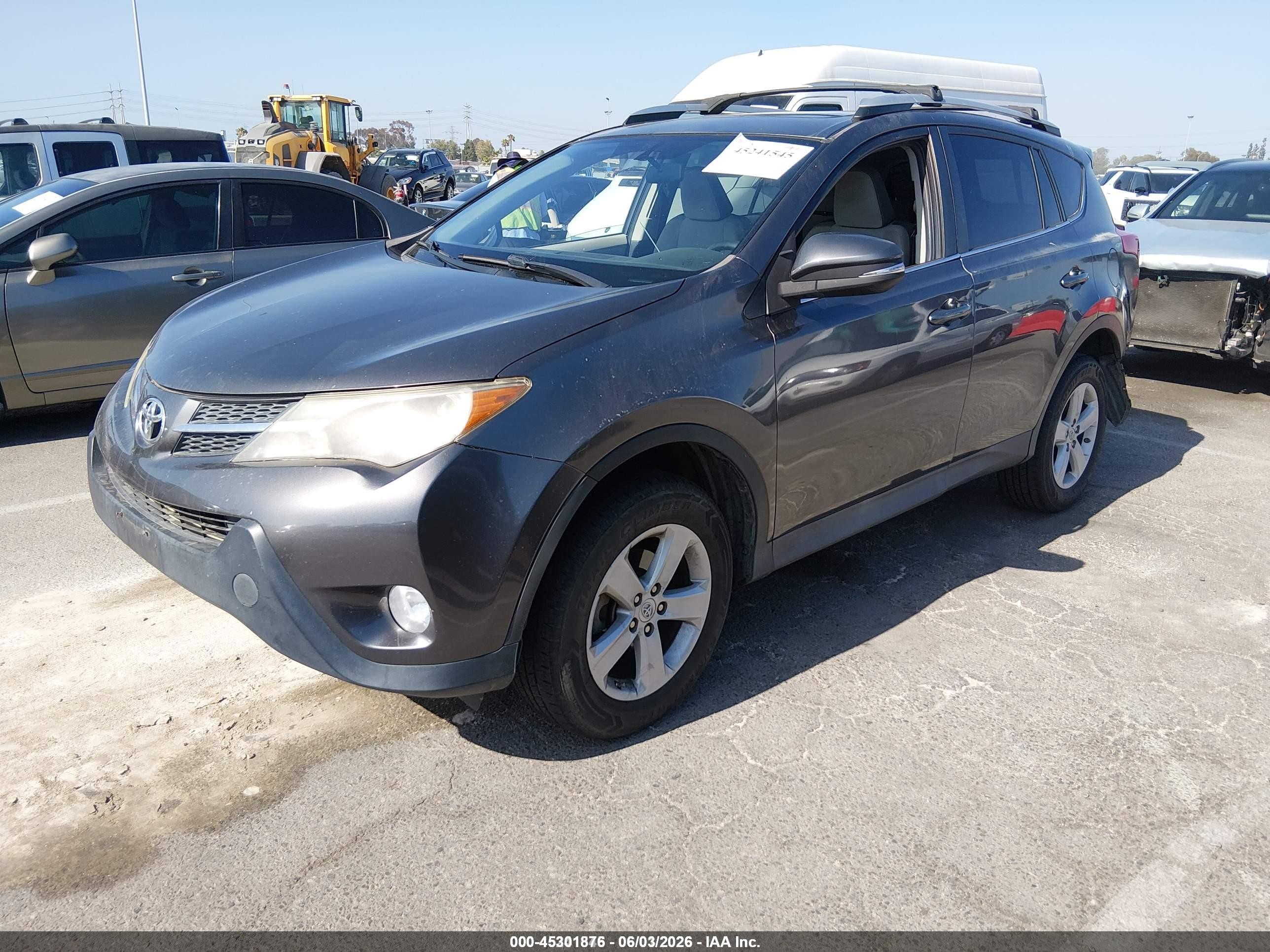 2013 Toyota Rav4 Xle Gray vin: 2T3WFREV7DW033998