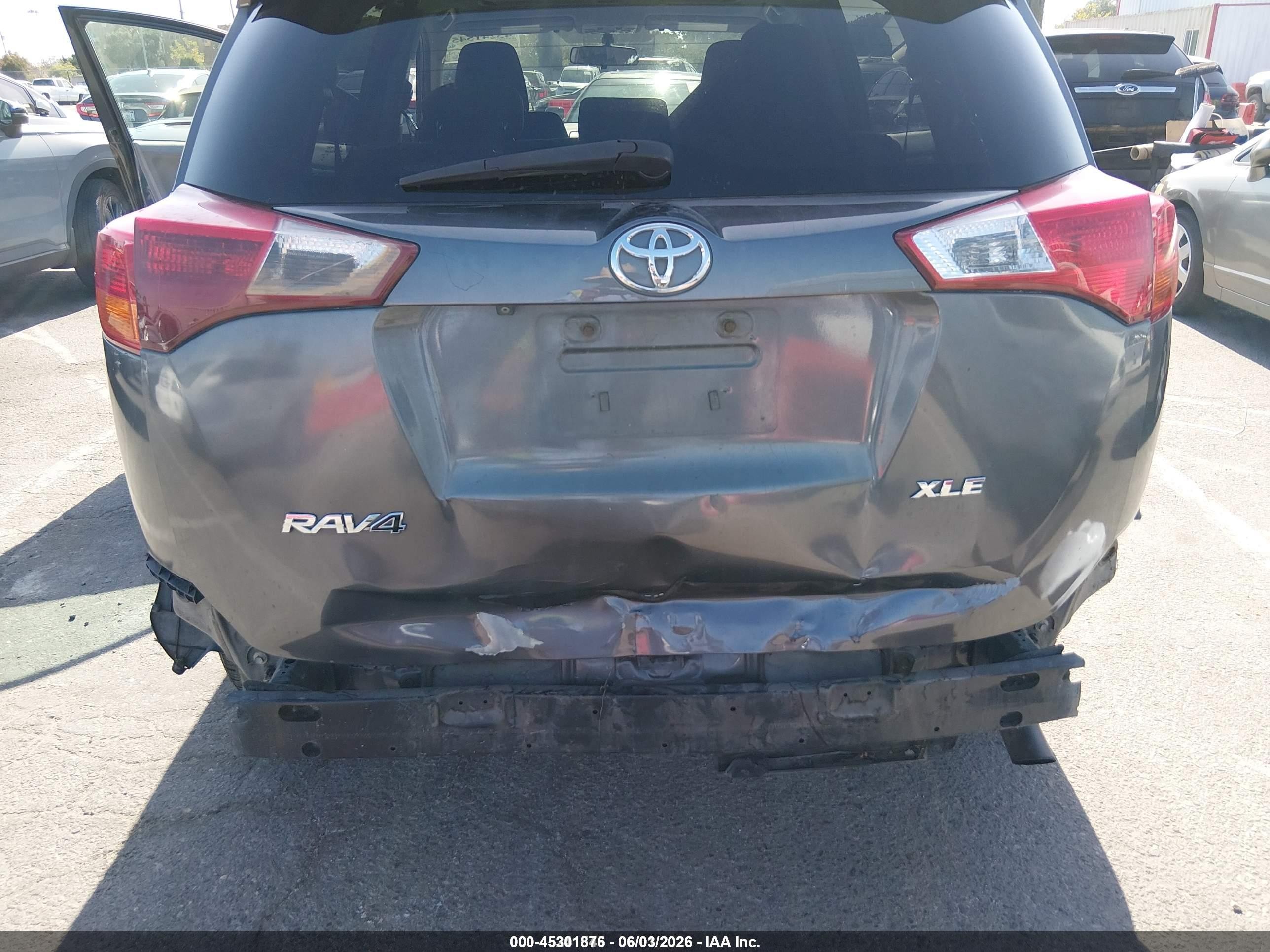 2013 Toyota Rav4 Xle Gray vin: 2T3WFREV7DW033998