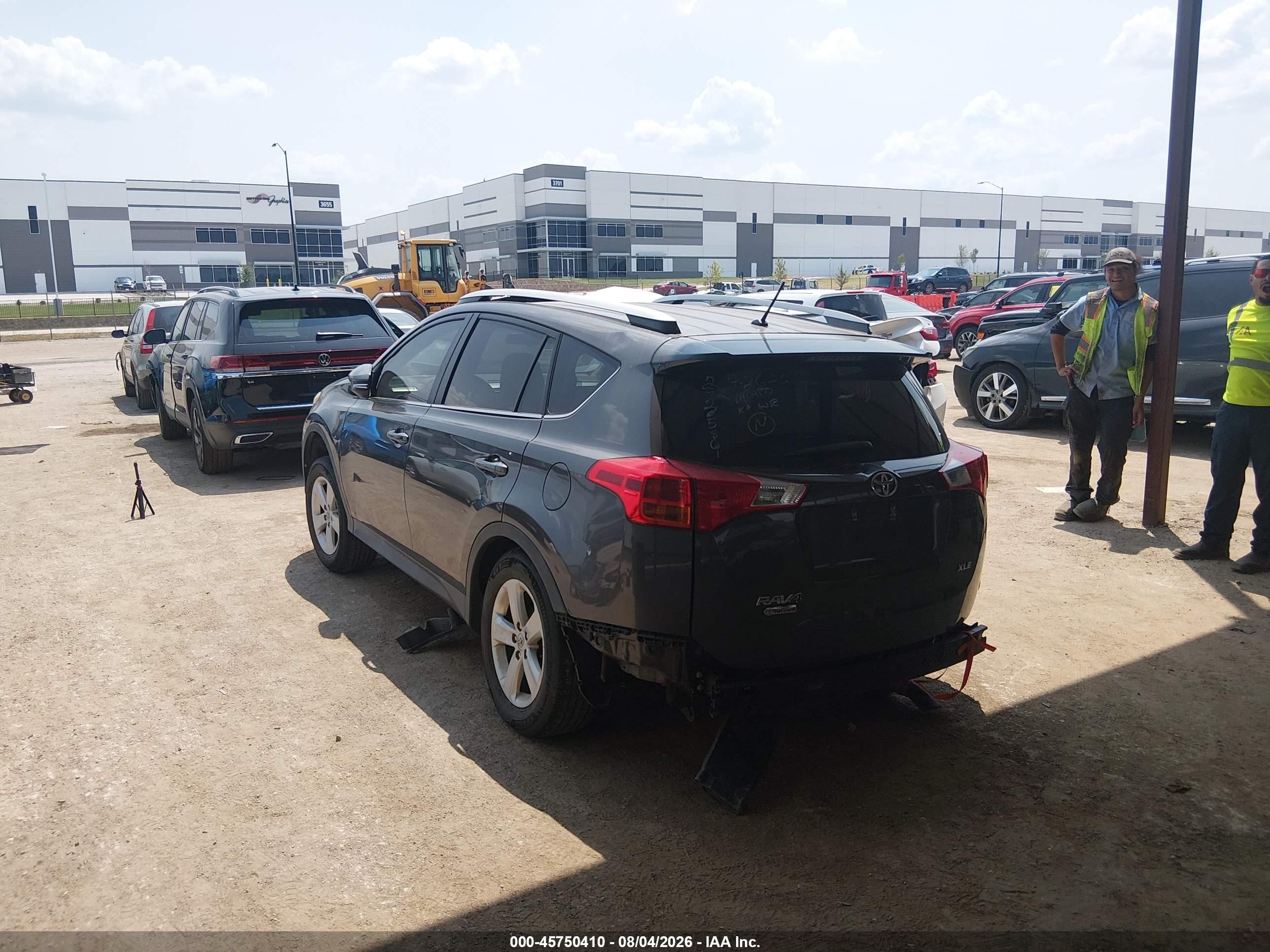 2013 Toyota Rav4 Xle Gray vin: 2T3WFREV7DW044709