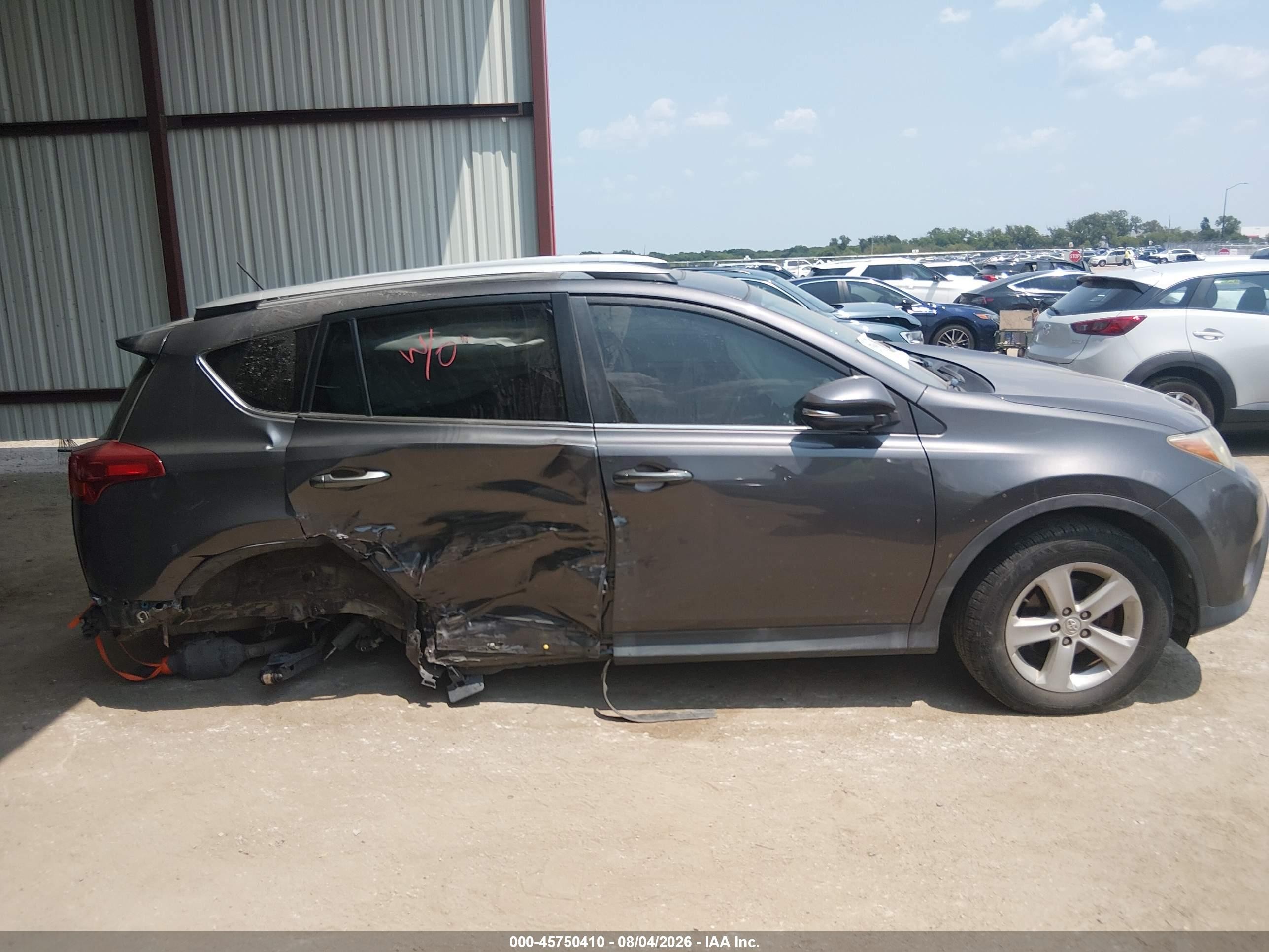 2013 Toyota Rav4 Xle Gray vin: 2T3WFREV7DW044709