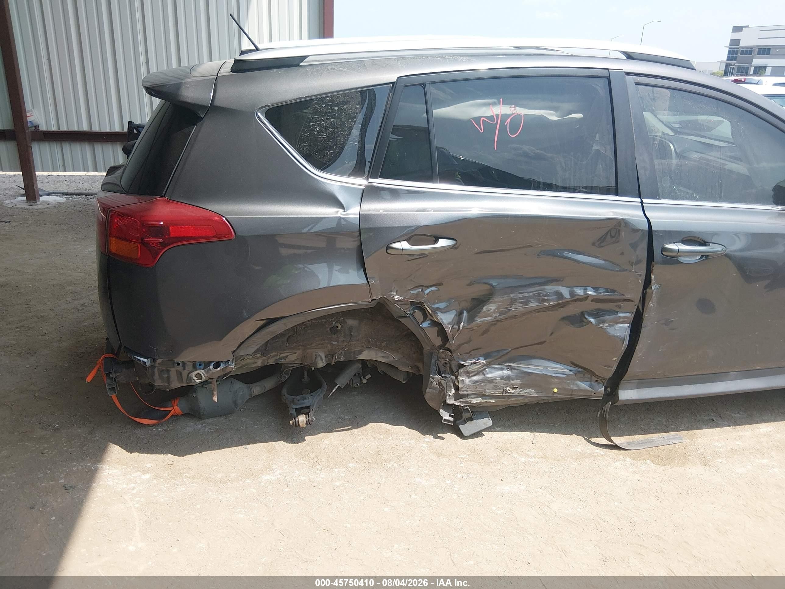 2013 Toyota Rav4 Xle Gray vin: 2T3WFREV7DW044709