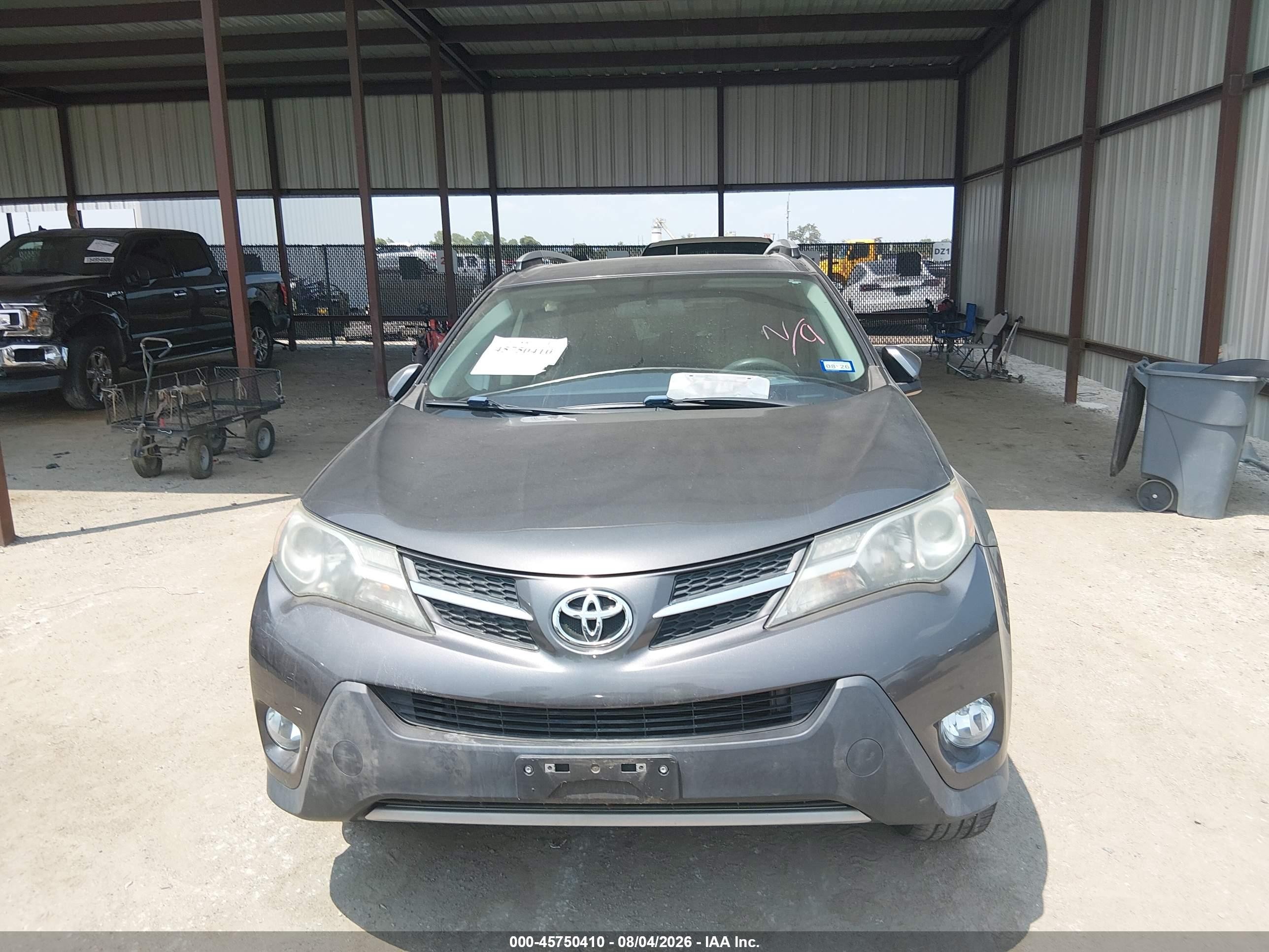 2013 Toyota Rav4 Xle Gray vin: 2T3WFREV7DW044709