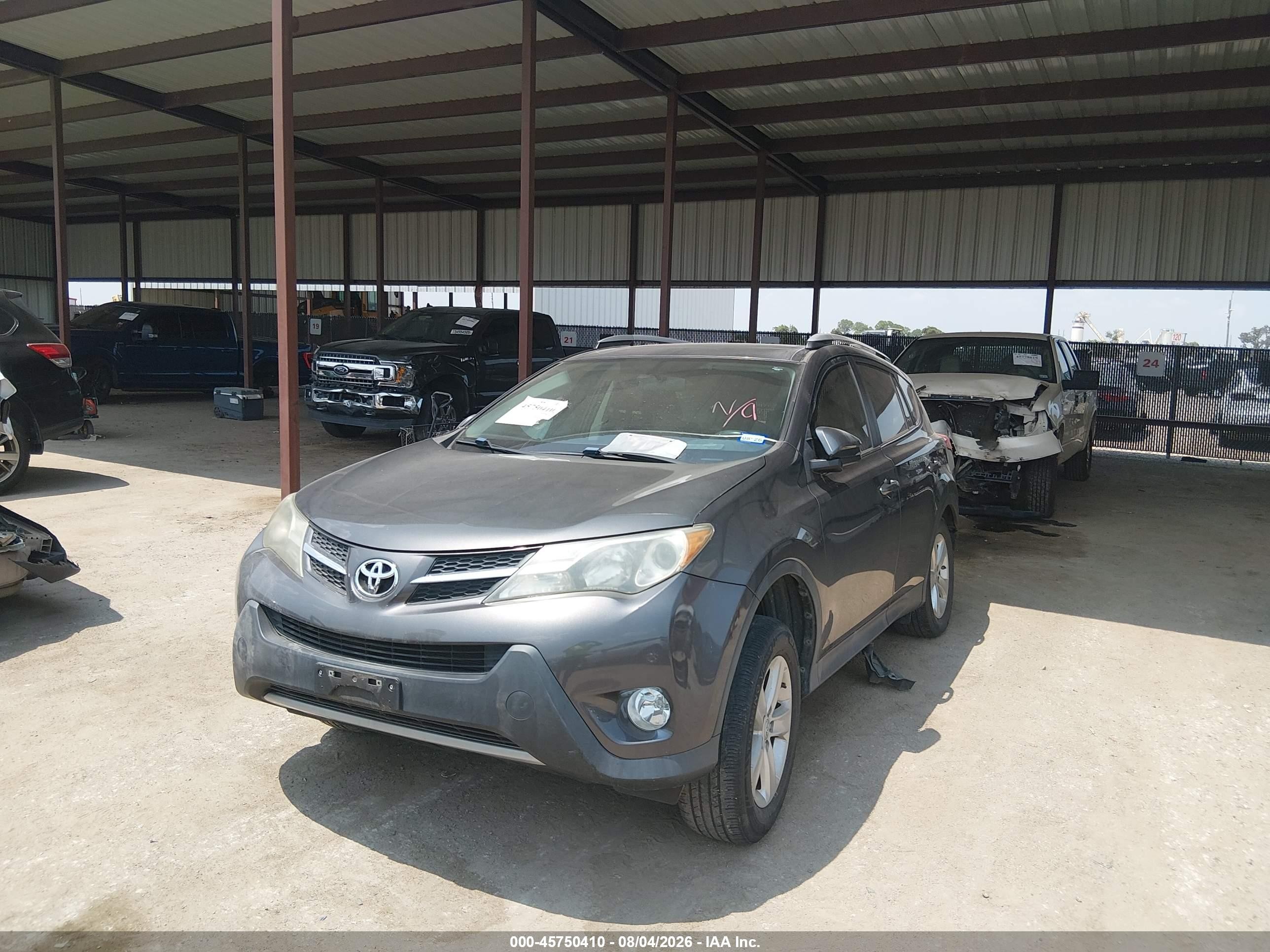 2013 Toyota Rav4 Xle Gray vin: 2T3WFREV7DW044709