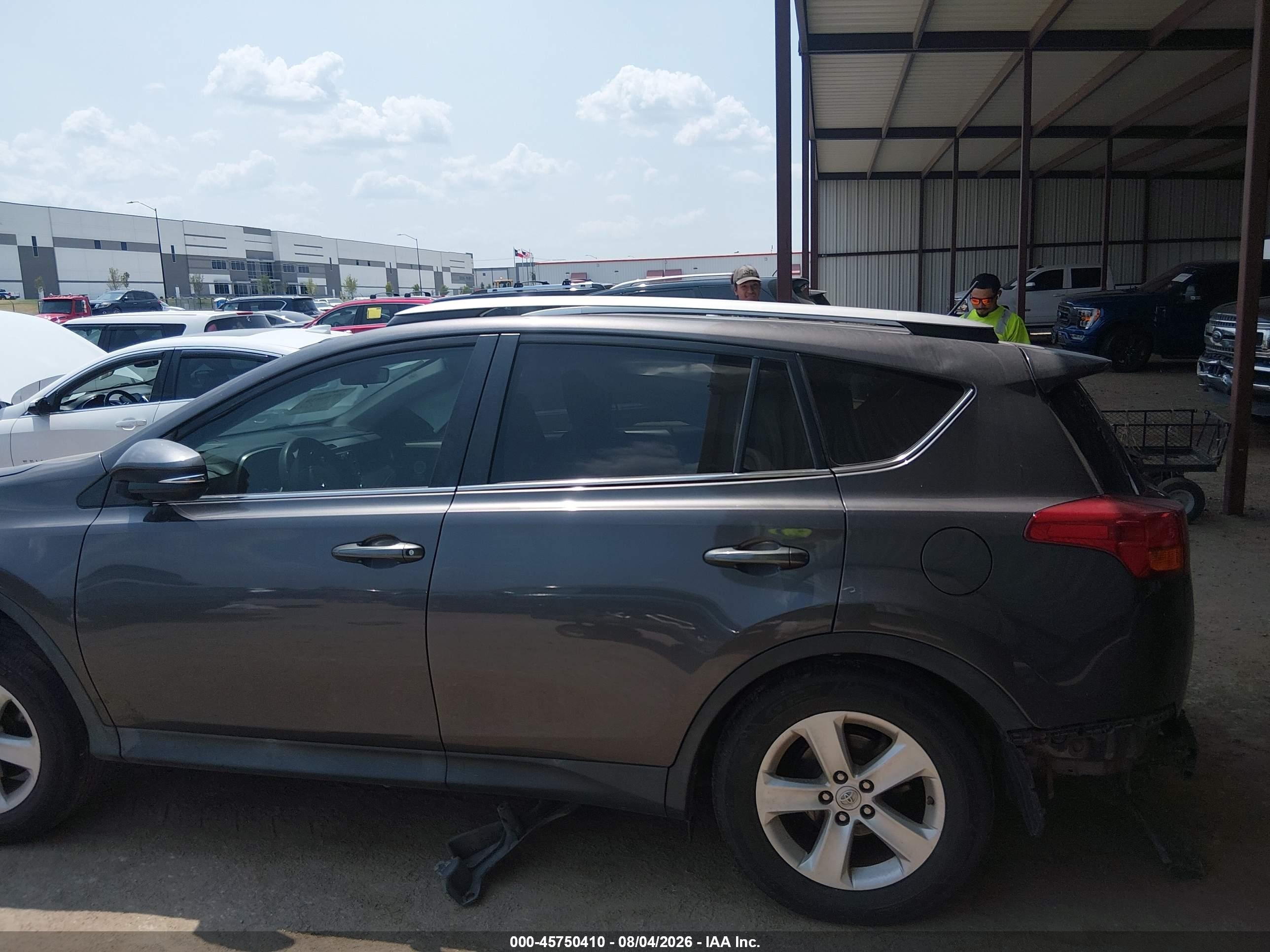 2013 Toyota Rav4 Xle Gray vin: 2T3WFREV7DW044709