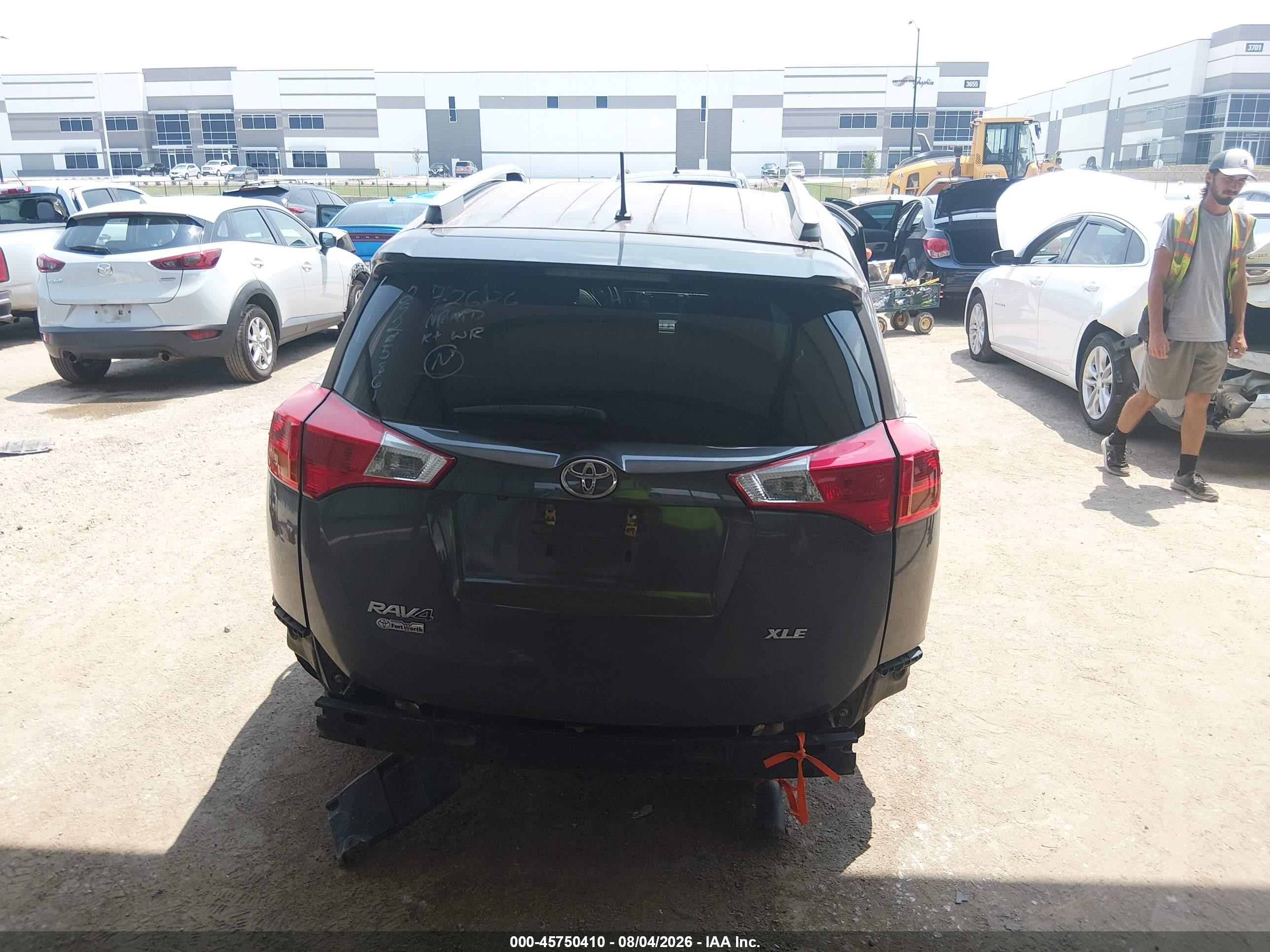 2013 Toyota Rav4 Xle Gray vin: 2T3WFREV7DW044709