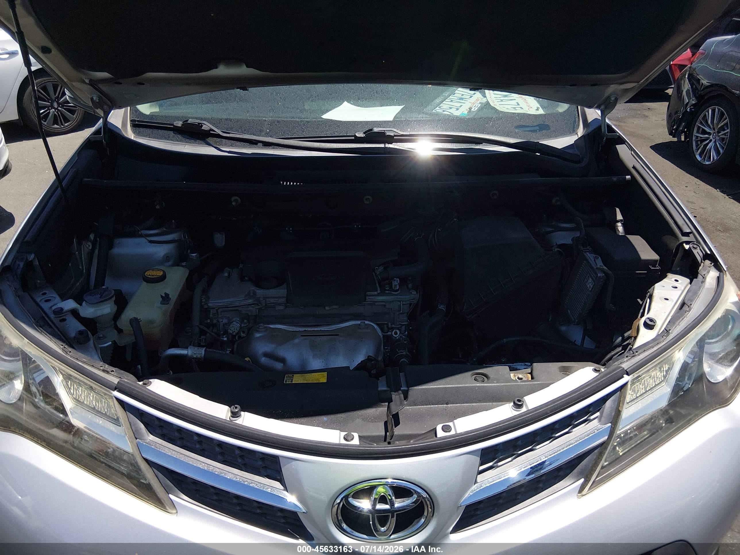 2013 Toyota Rav4 Xle Silver vin: 2T3WFREV7DW049263