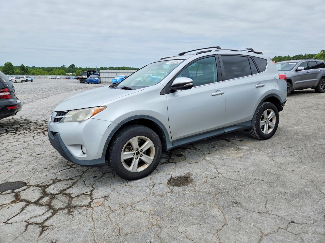 2013 Toyota Rav4 Xle Silver vin: 2T3WFREV7DW054429