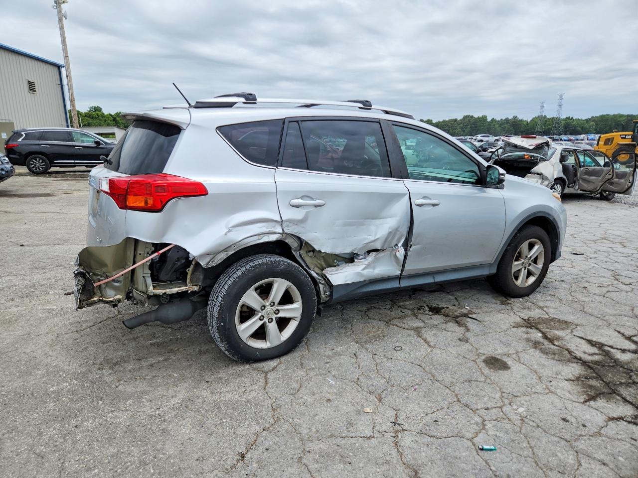 2013 Toyota Rav4 Xle Silver vin: 2T3WFREV7DW054429